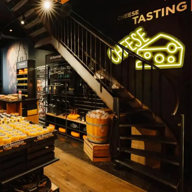 Cheese Neon Signs | Dessert Shop Decor | Signs for Resturants
