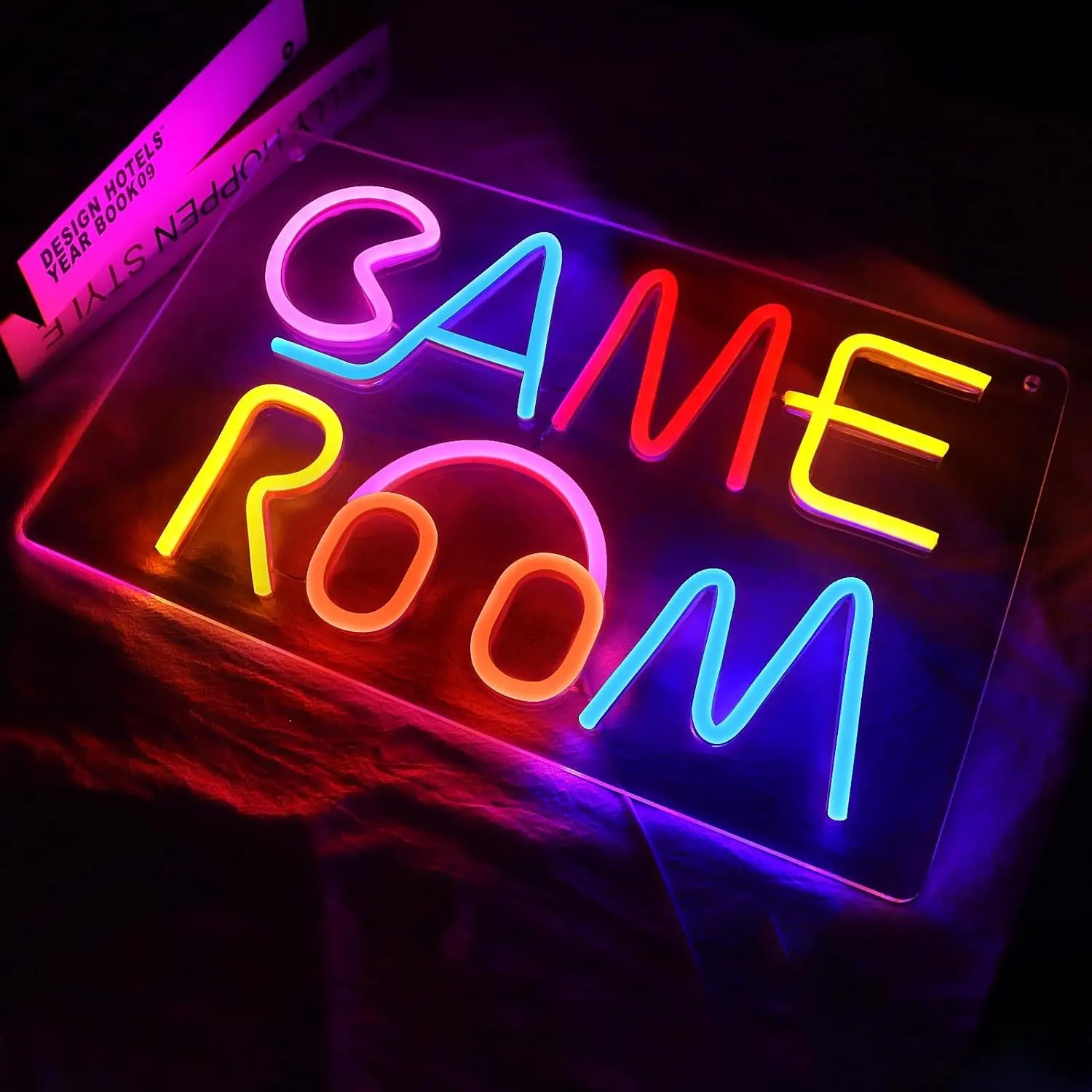 Game Room Neon Sign Bedroom Gaming Party Decor Home Wall Decor For Game Lovers