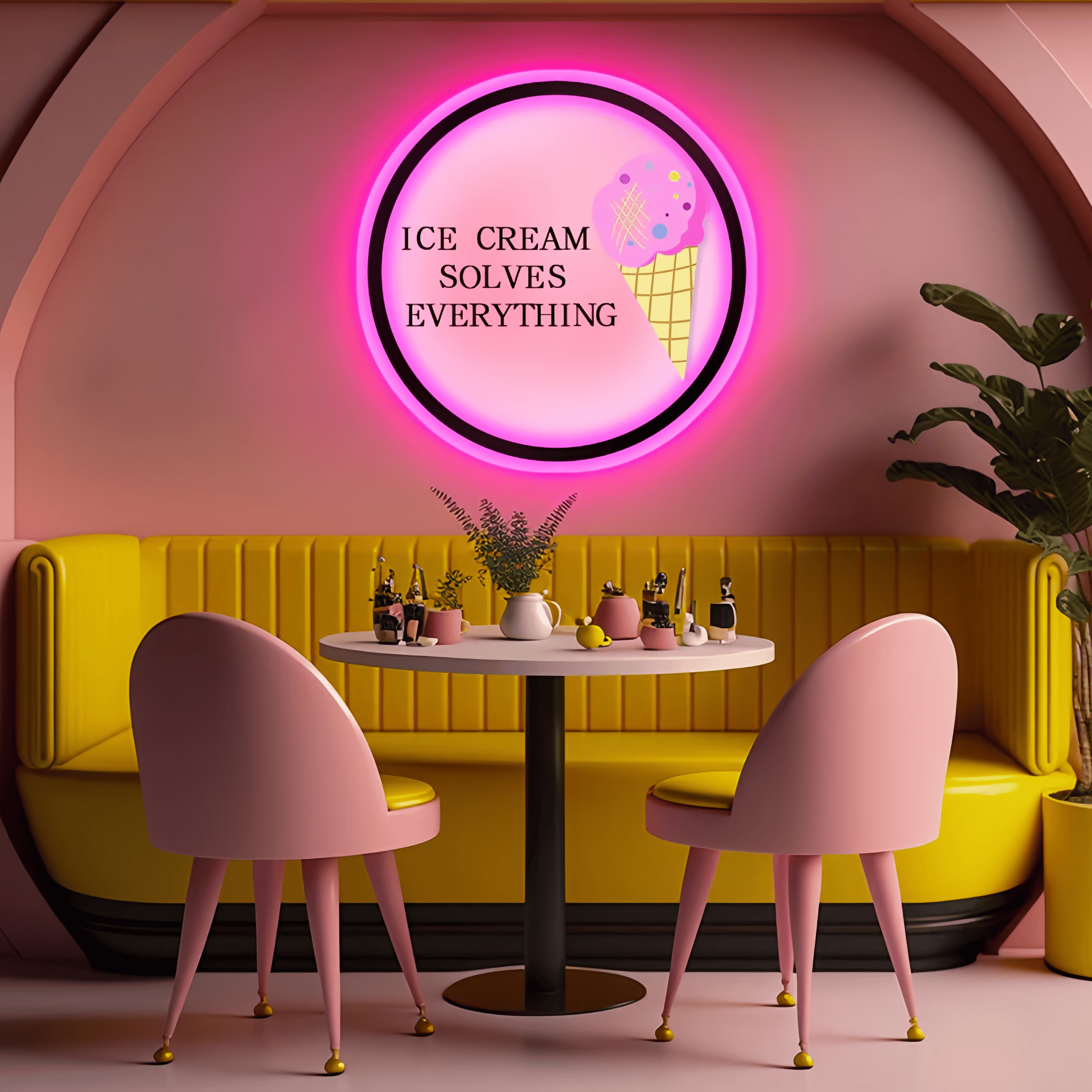 Custom Frosted Acrylic Backlit LED Sign with Mirror Metal Effect for Business Logo