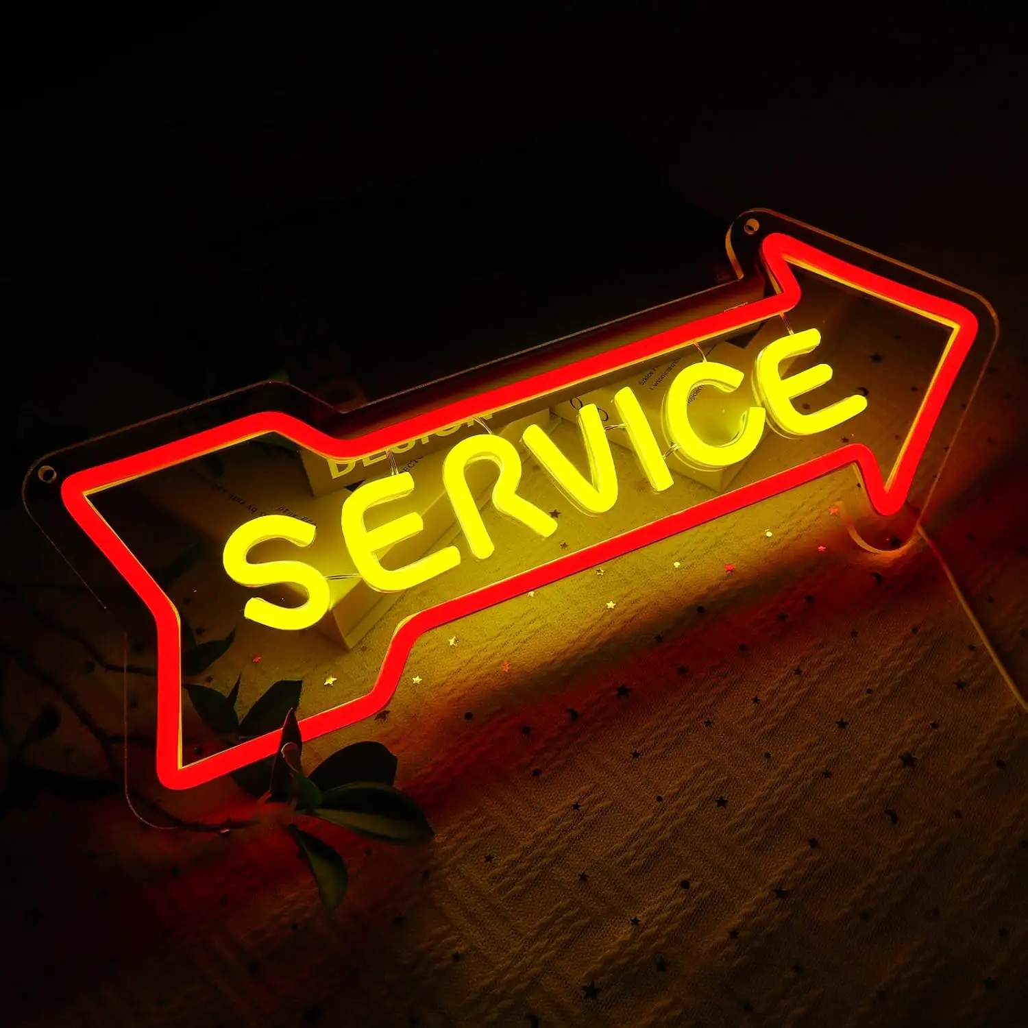Service LED Neon Lights for Bar Shop Store Supermarket Bar