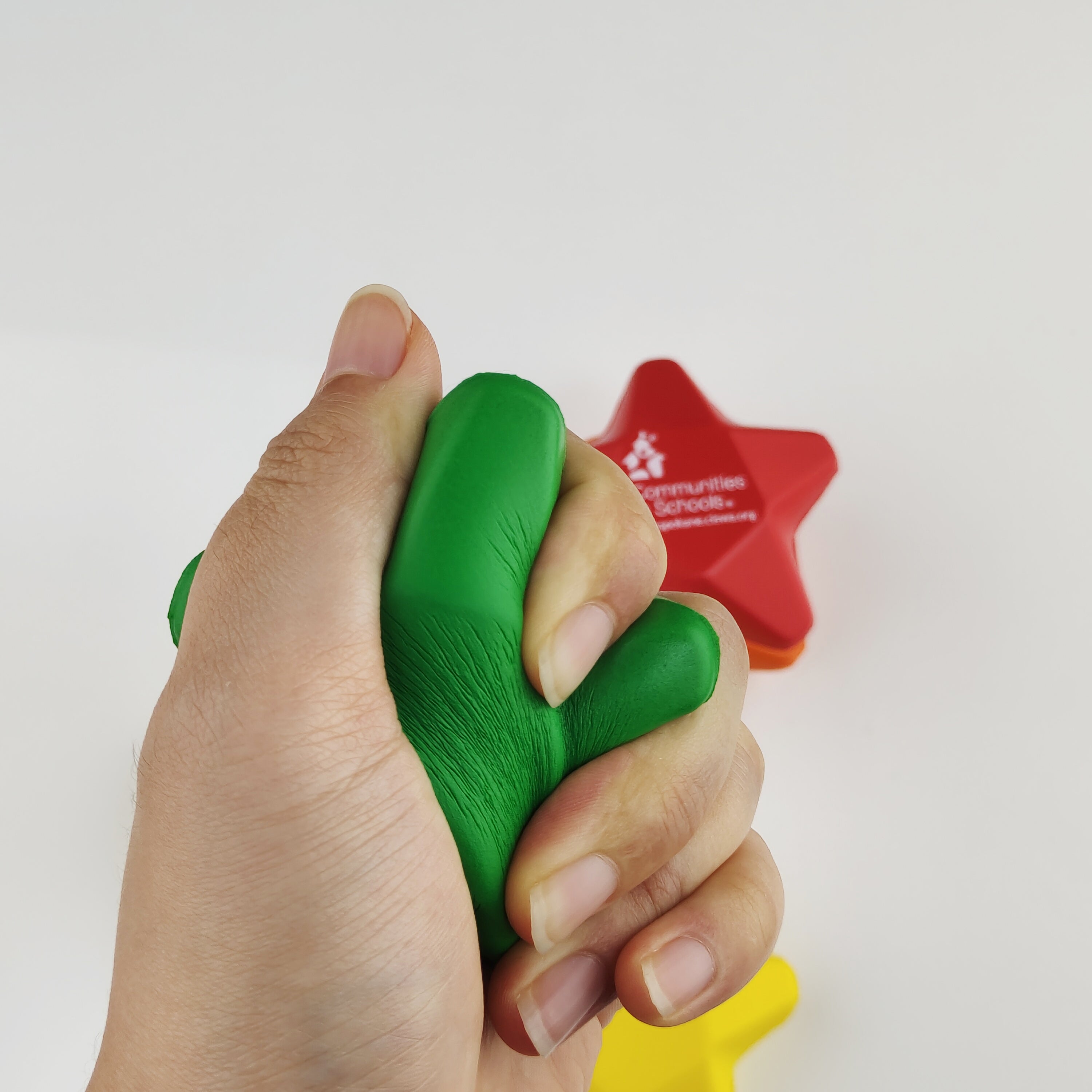 Custom Star Pressure Release Ball for Trade Shows and Corporate Promotions