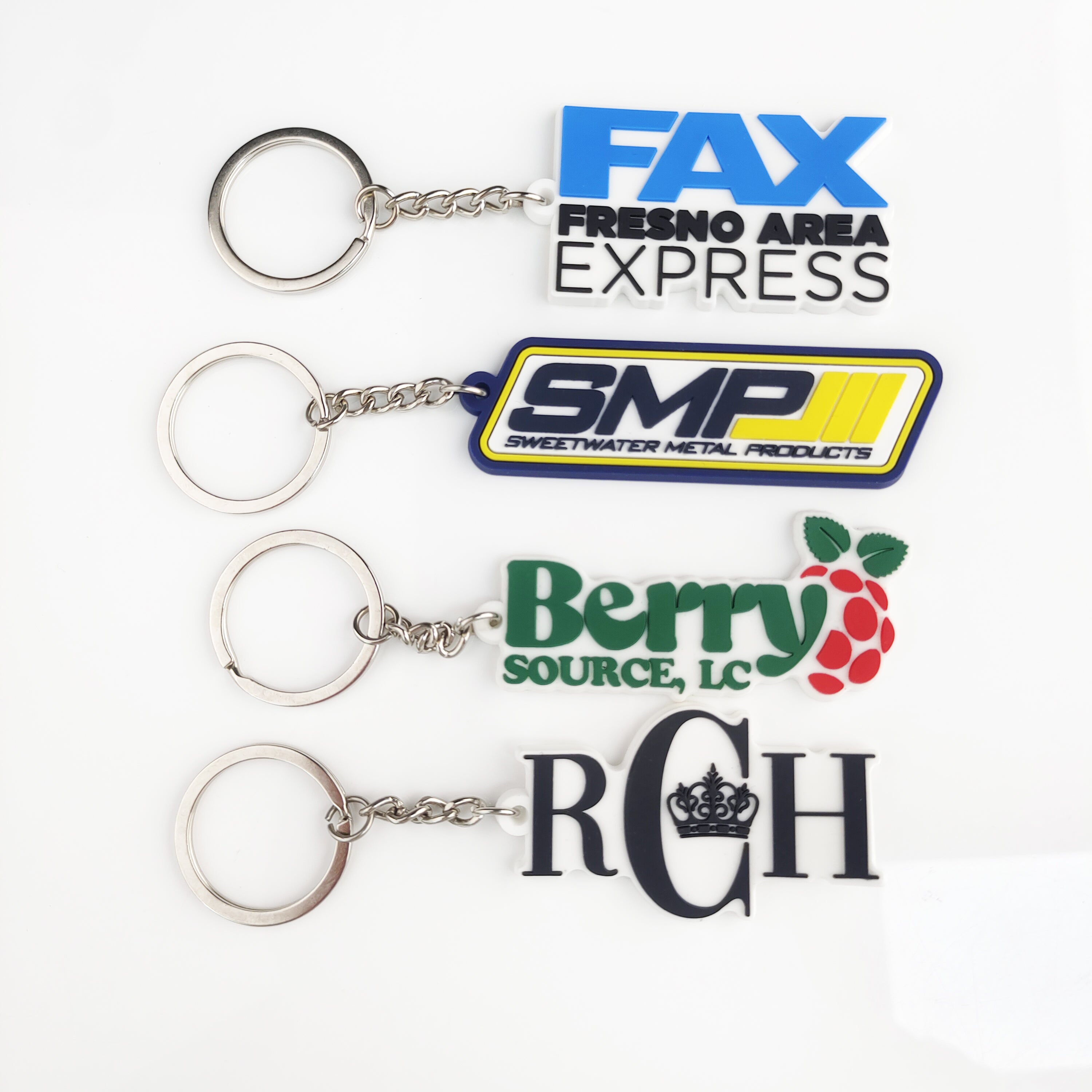 Custom 3D-Printed Keychains with Business Logo