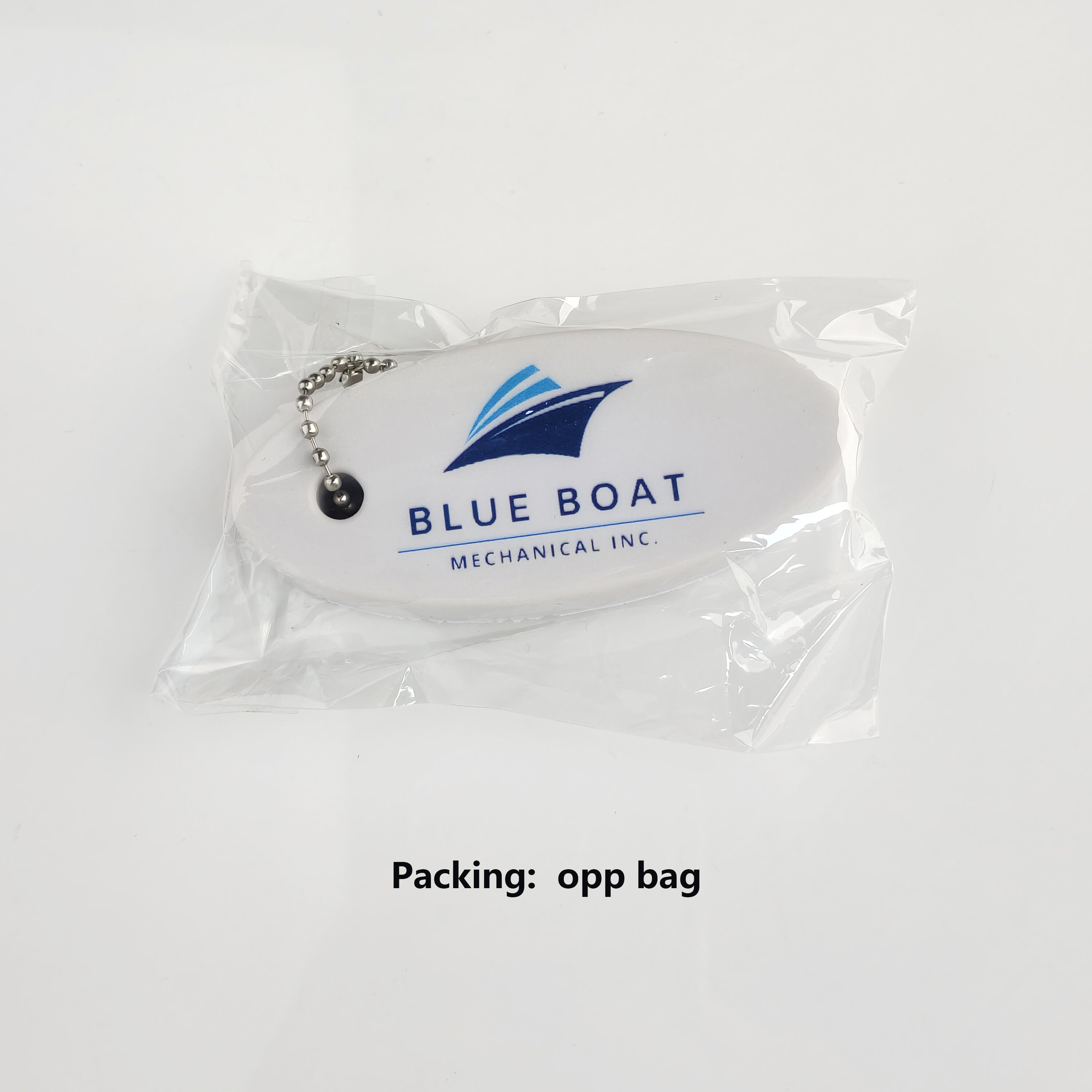Custom Floating PU Waterproof Keychain with Business Logo
