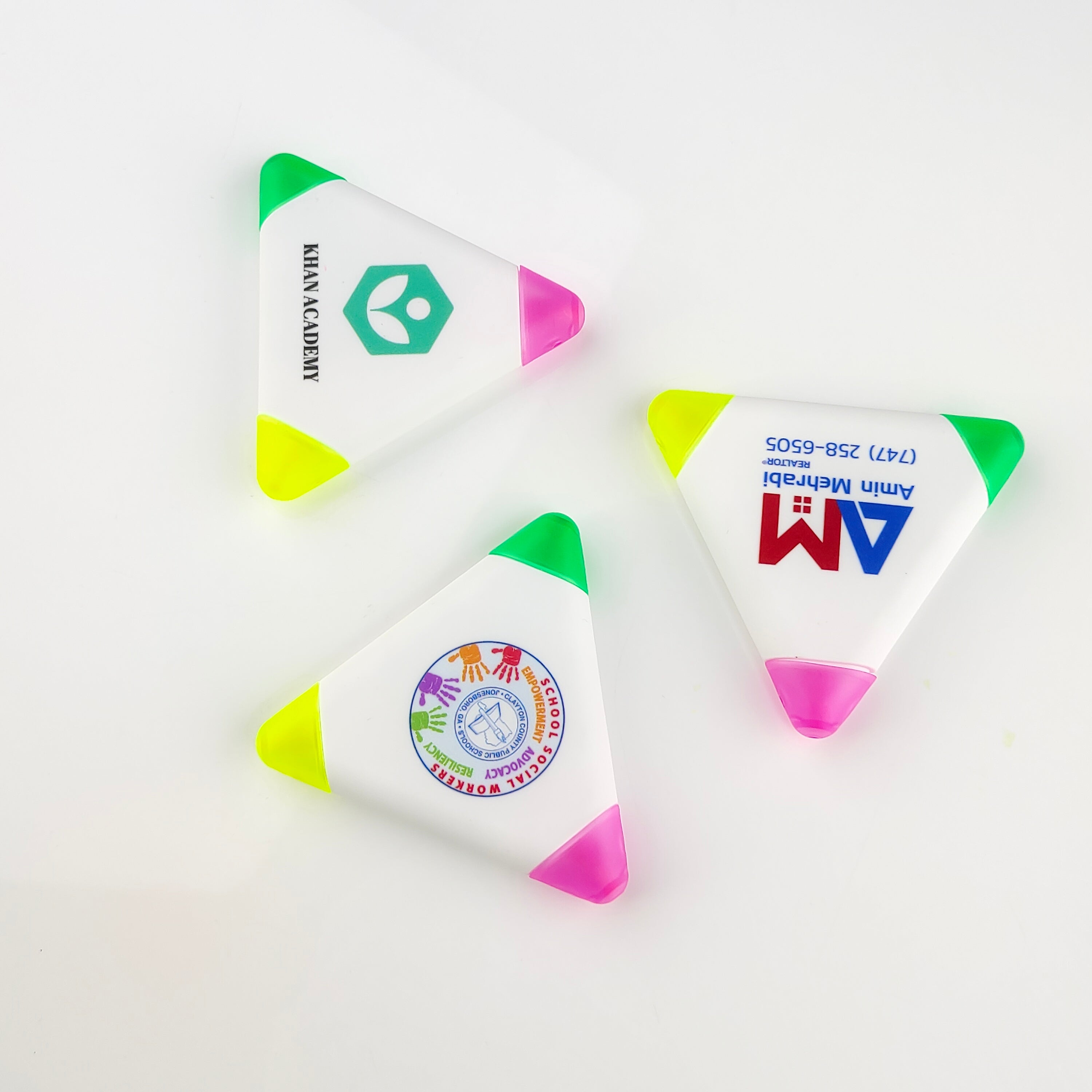 Custom Logo Highlighter Pen for School, Event and Office