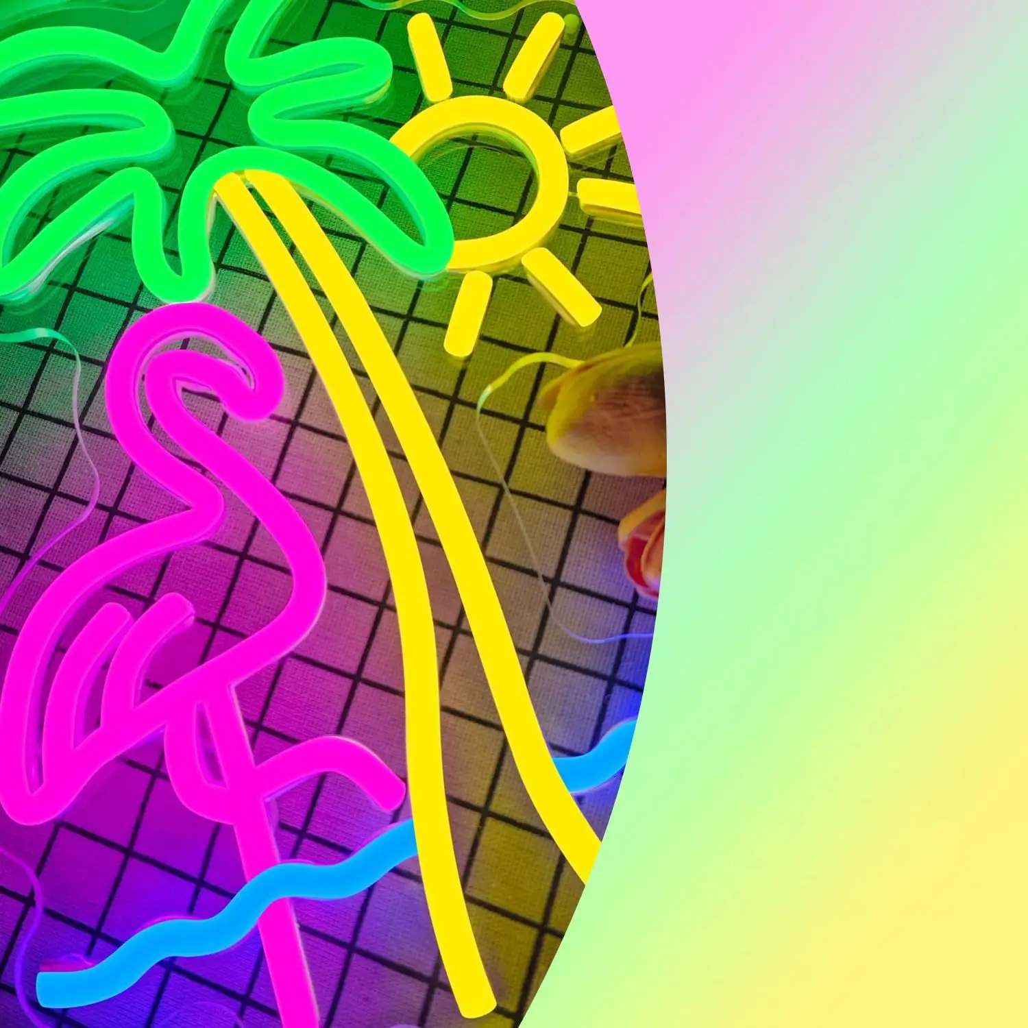 Flamingo Styling Lights Red Decorative Bar Atmosphere Wall Lights