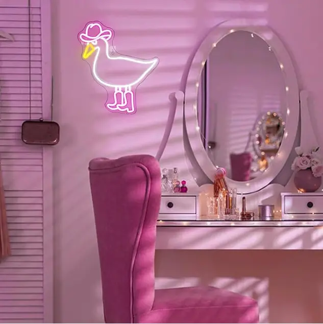 Fun Duck LED Neon Cartoon Anime LED Light Wall Decor