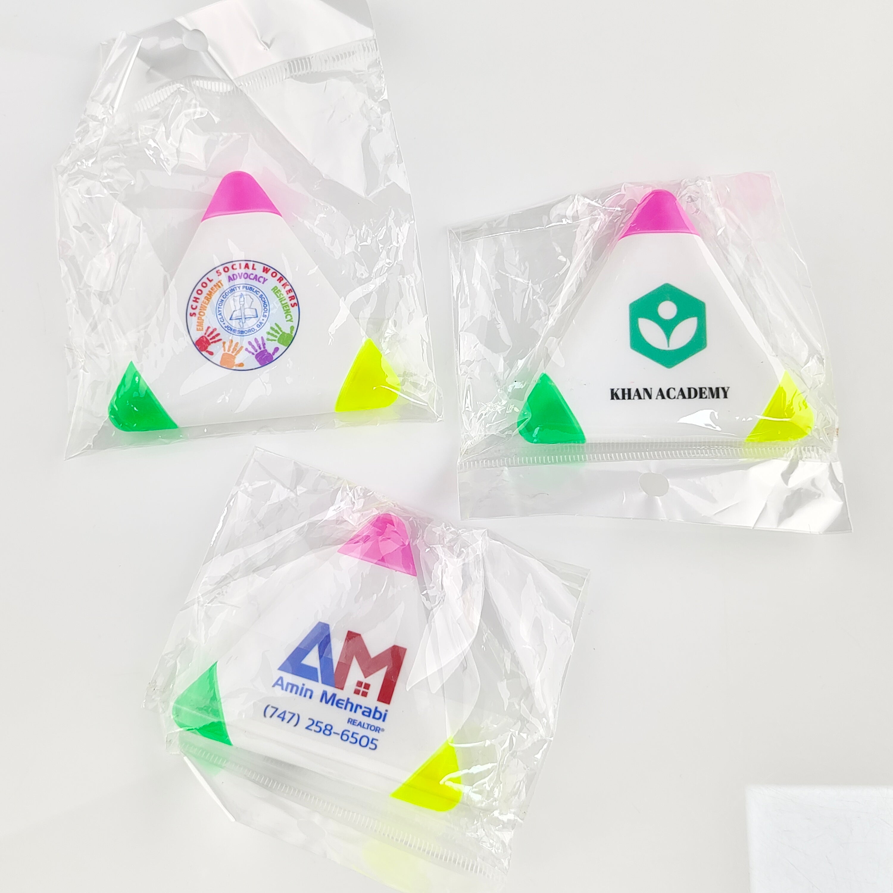 Custom Logo Highlighter Pen for School, Event and Office