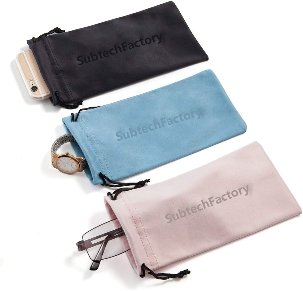 Microfiber Eyeglasses Bag | Cosmetic Brush Pouch