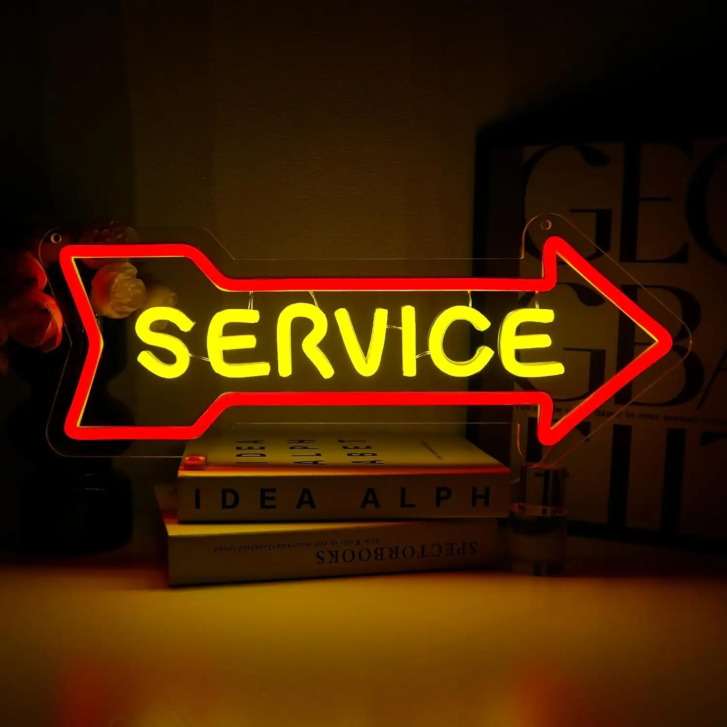 Service LED Neon Lights for Bar Shop Store Supermarket Bar