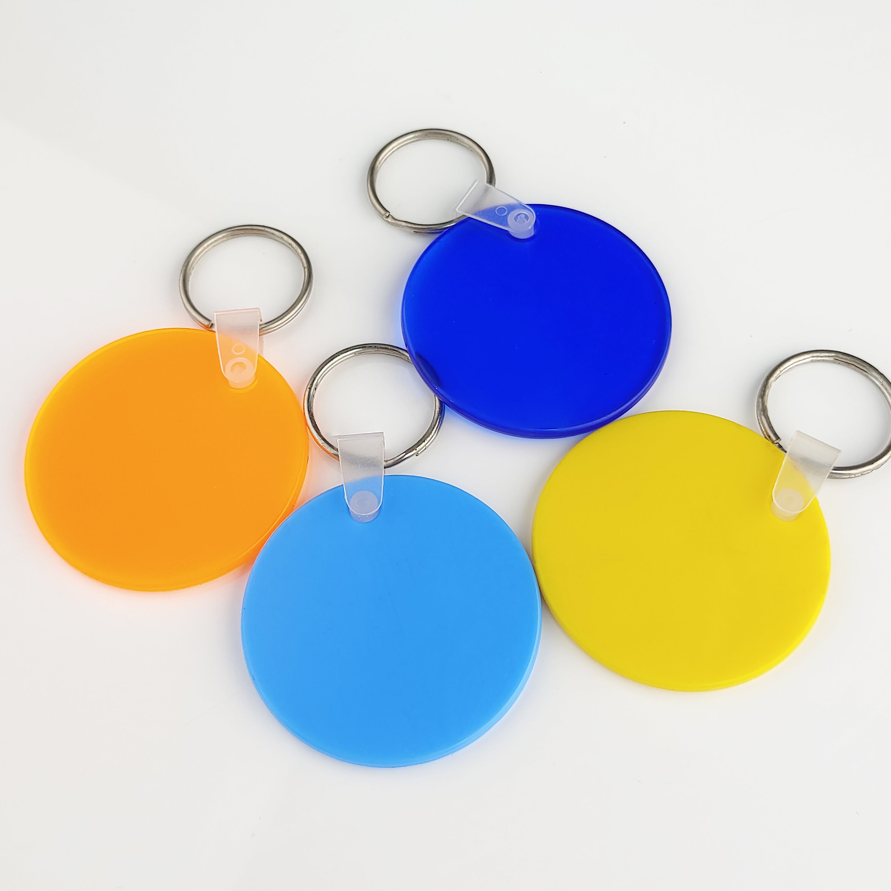 Custom Round Soft PVC Hotel Keychain Keytag with Logo and Number