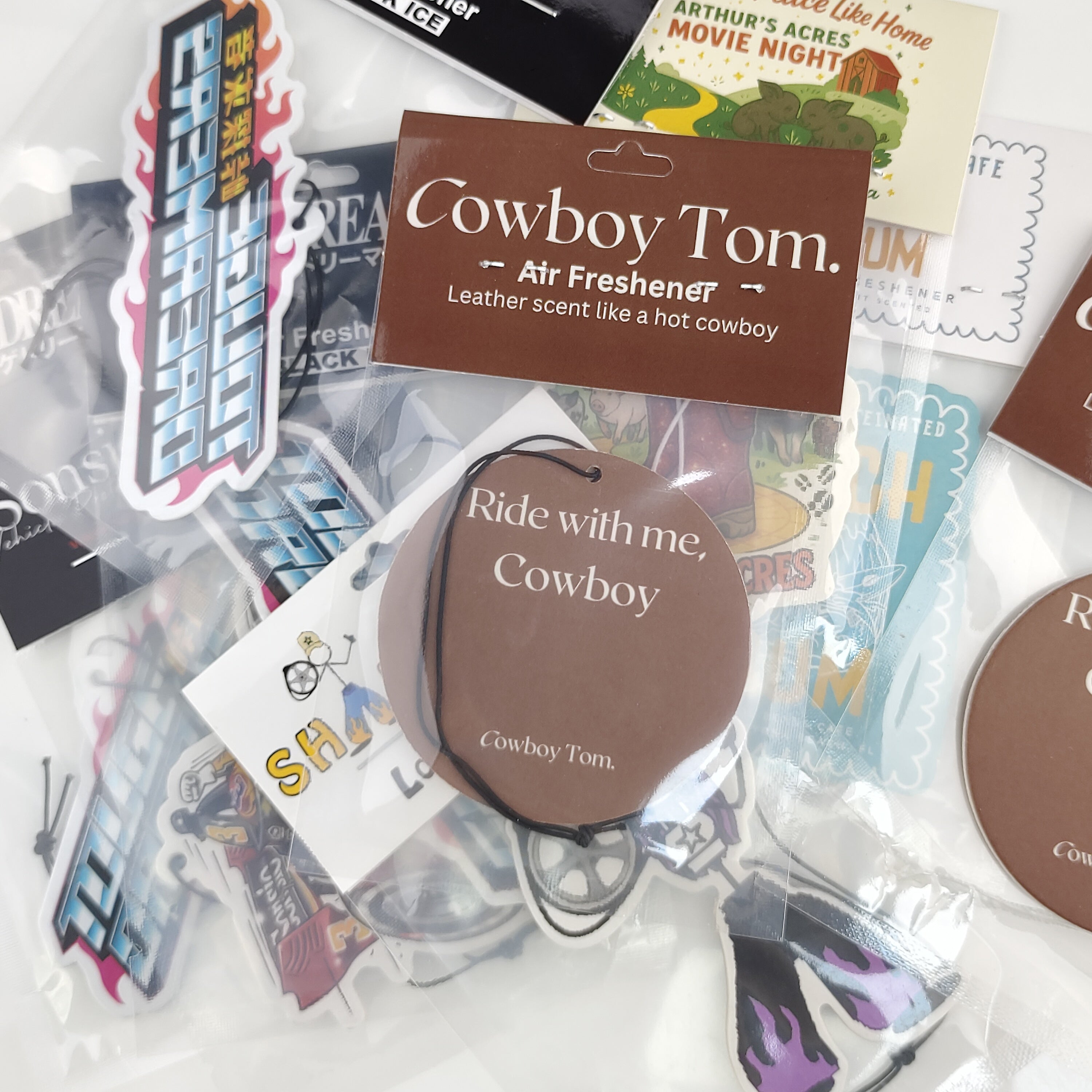 Custom Car Air Freshener with Header Card
