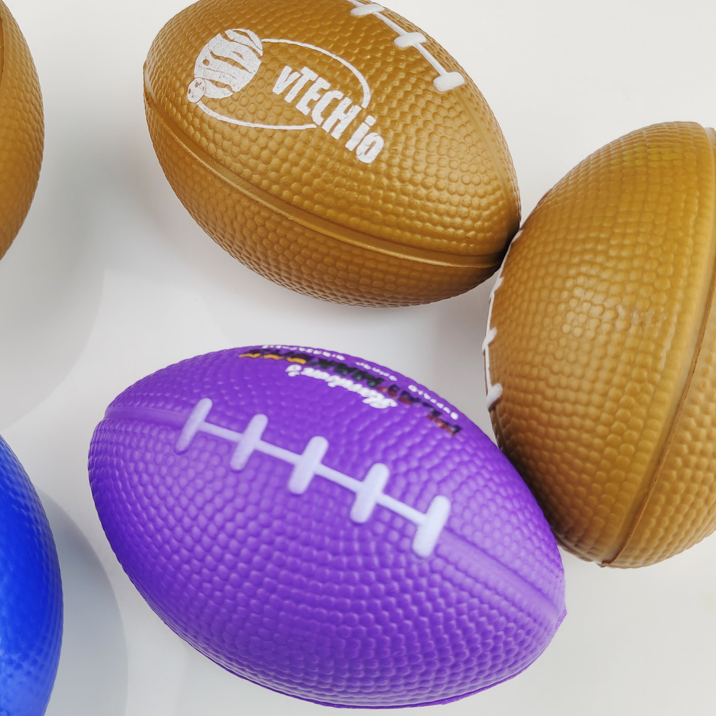 Custom PU Foam Football Ball for Releasing Pressure Sports Promotions