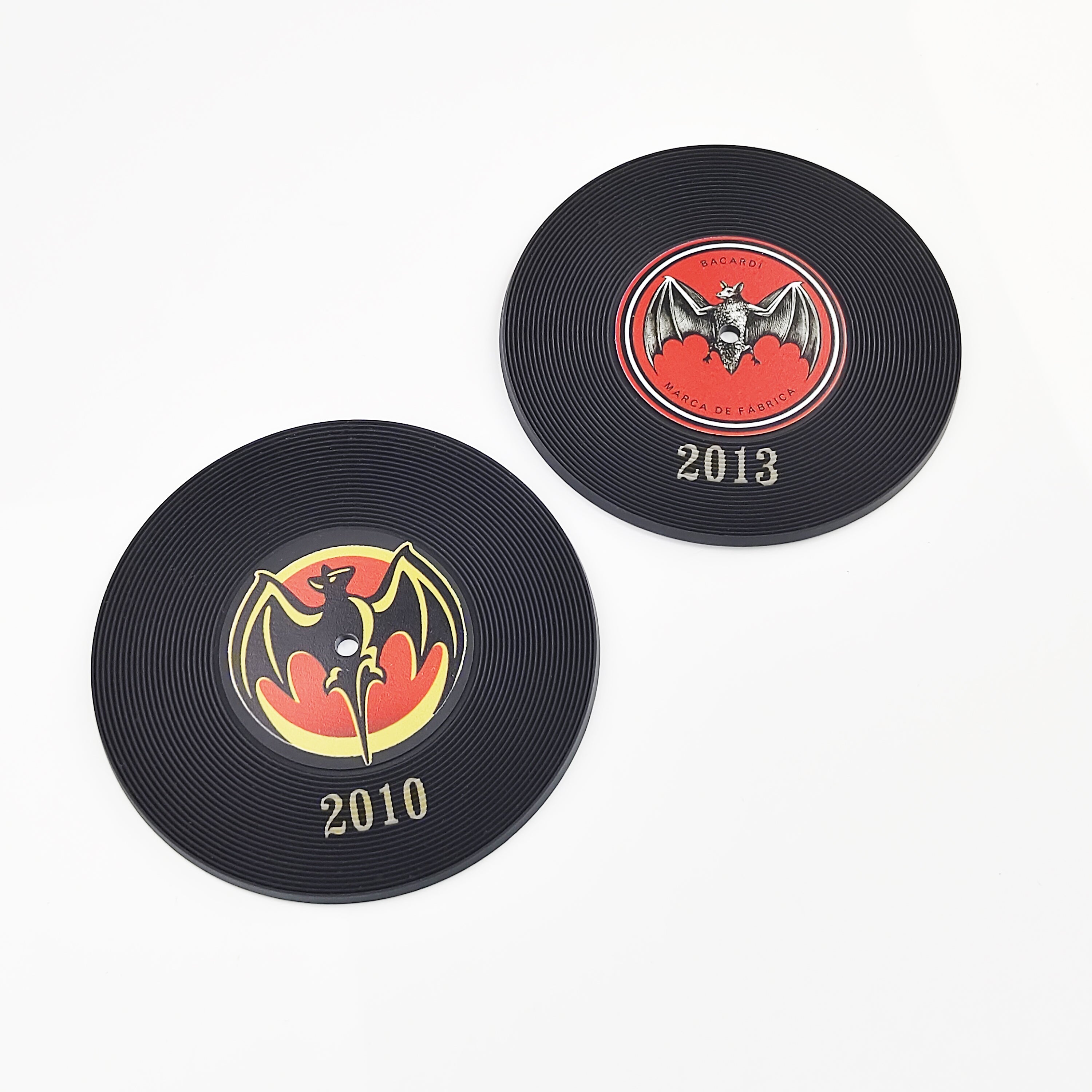 Custom Vintage PVC Record Coaster for Wedding Gifts Trendy Hosehold