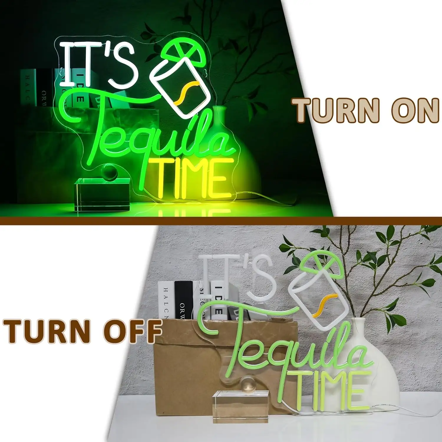 Tequila LED Neon Wall Decor for Bar Party Club