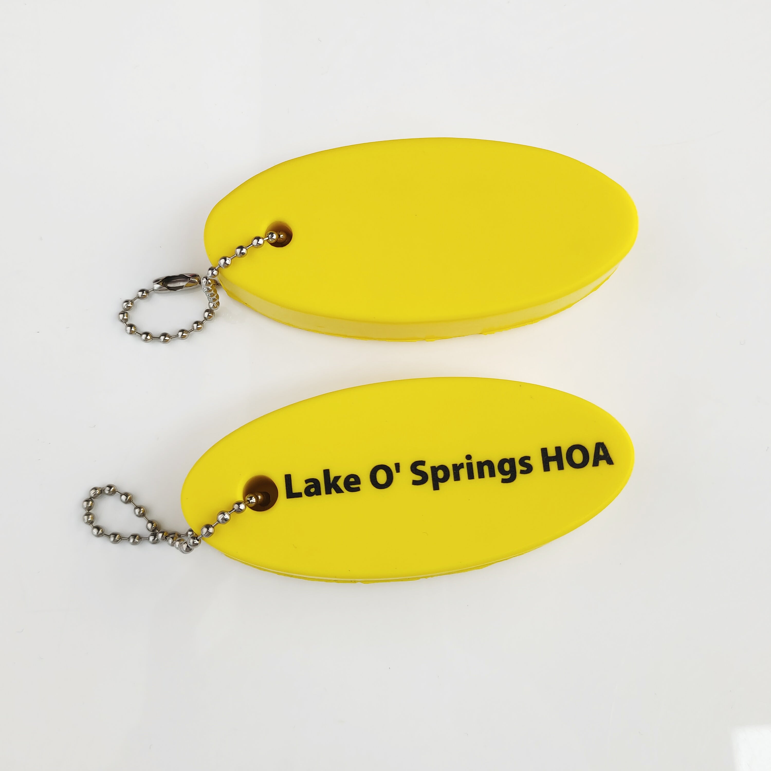 Custom Floating PU Waterproof Keychain with Business Logo