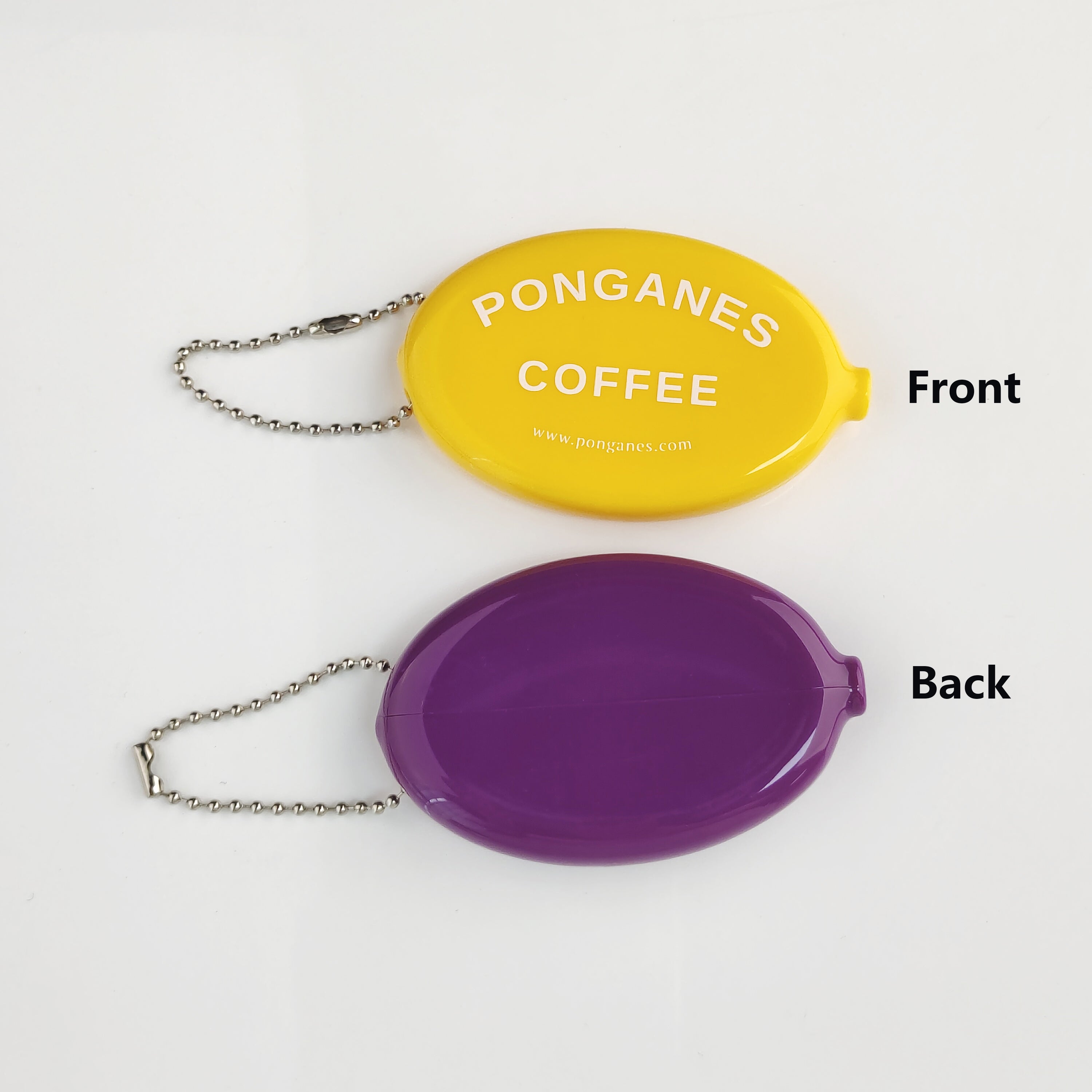 Custom PVC Coin Purse Keychain with Business Logo