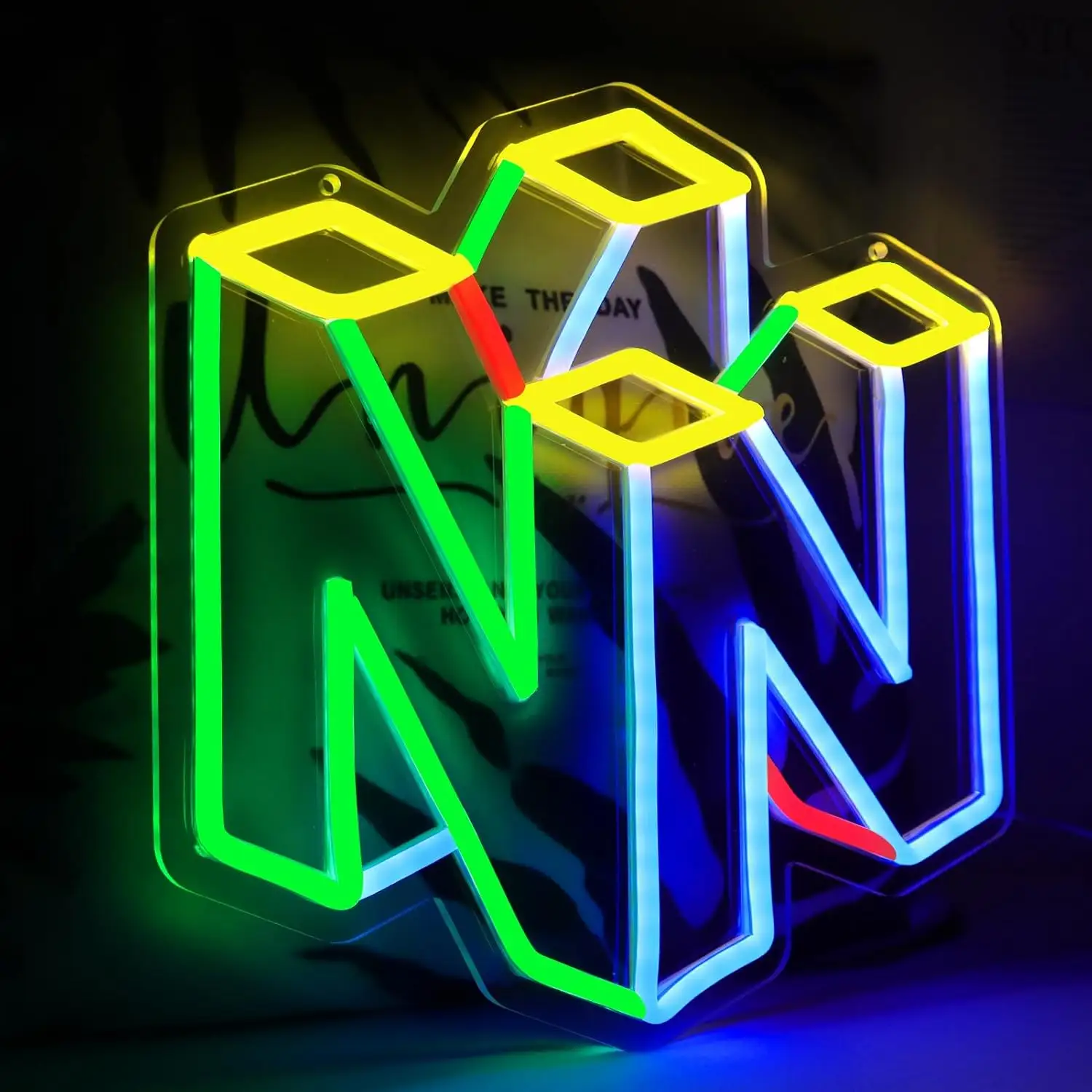 Gamer Zone LED Neon Hanging Bedroom Decoration