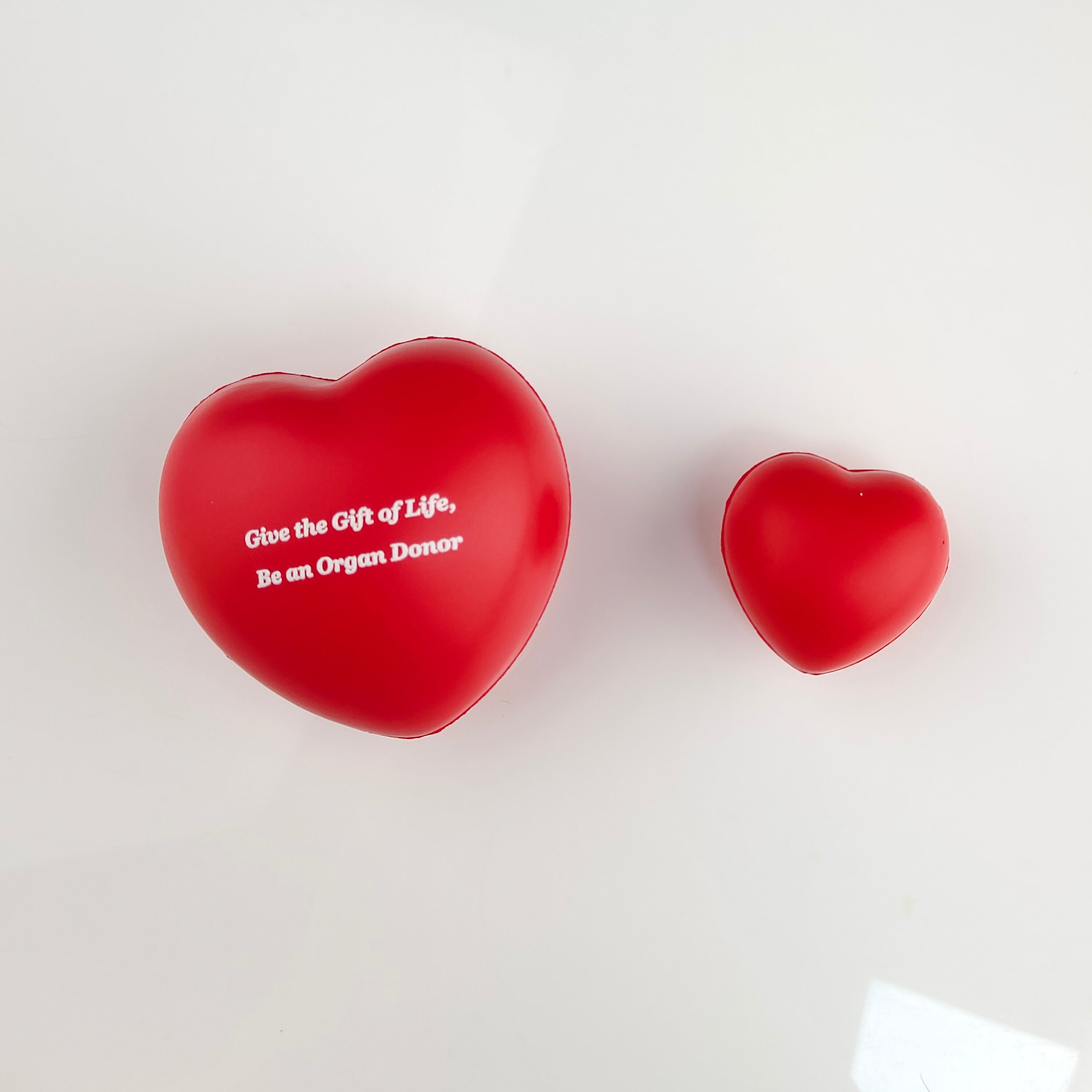 Custom Logo Heart Ball for School and Office Pressure Release