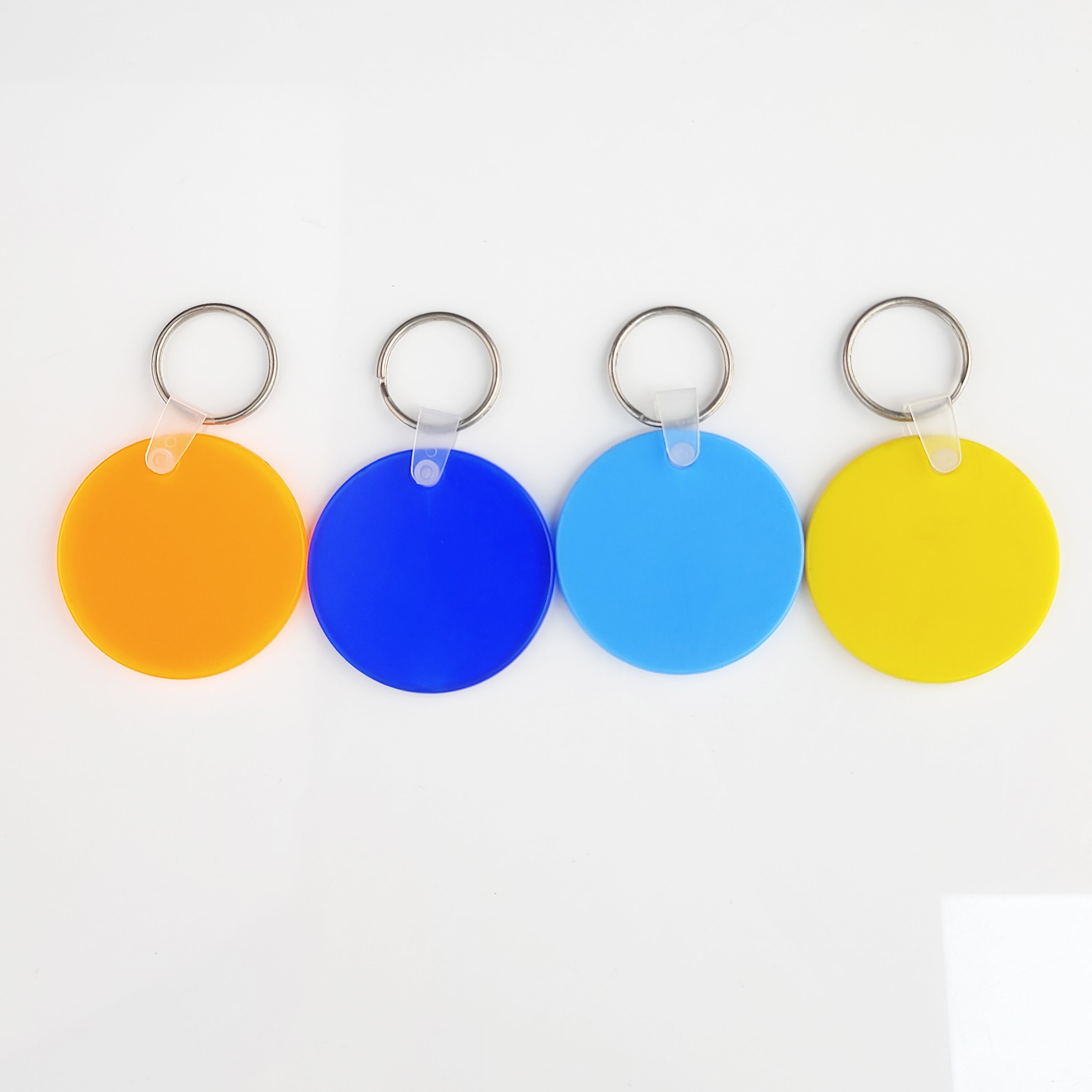 Custom Round Soft PVC Hotel Keychain Keytag with Logo and Number