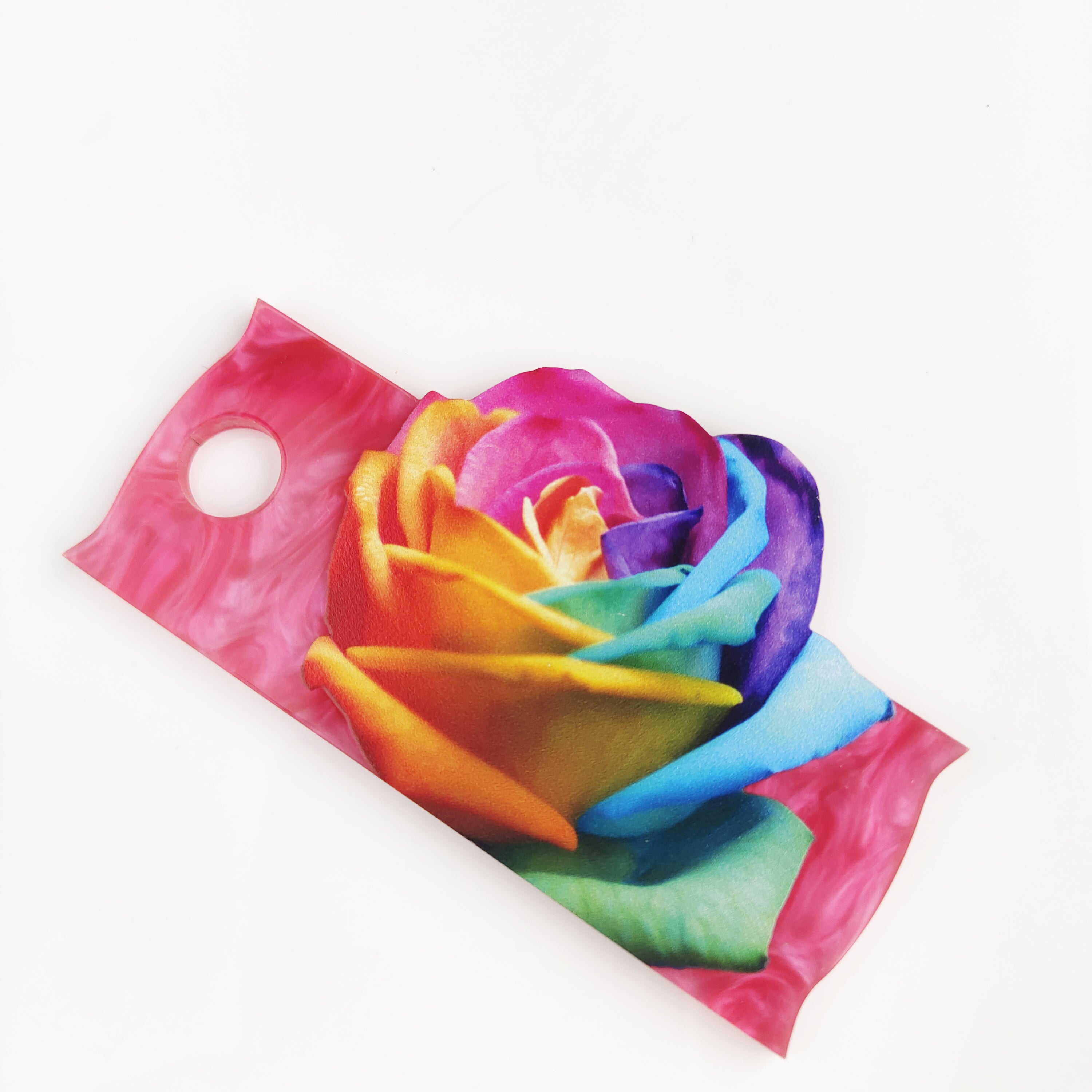 Custom Acrylic Keychain with Hotel Logo Room Number