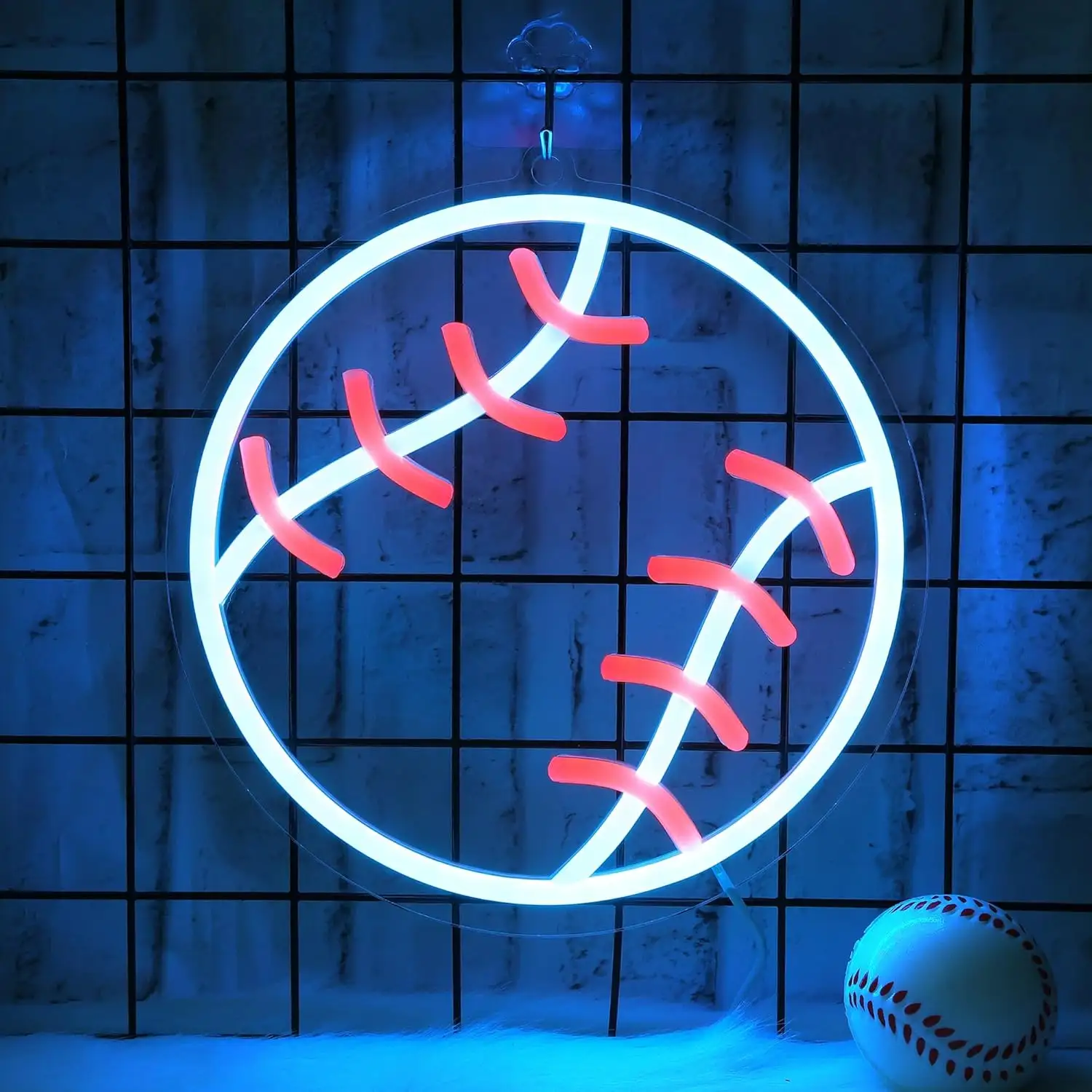 Baseball Neon Sign | Baseball Gift For Kids | Wall Decor for Living Room