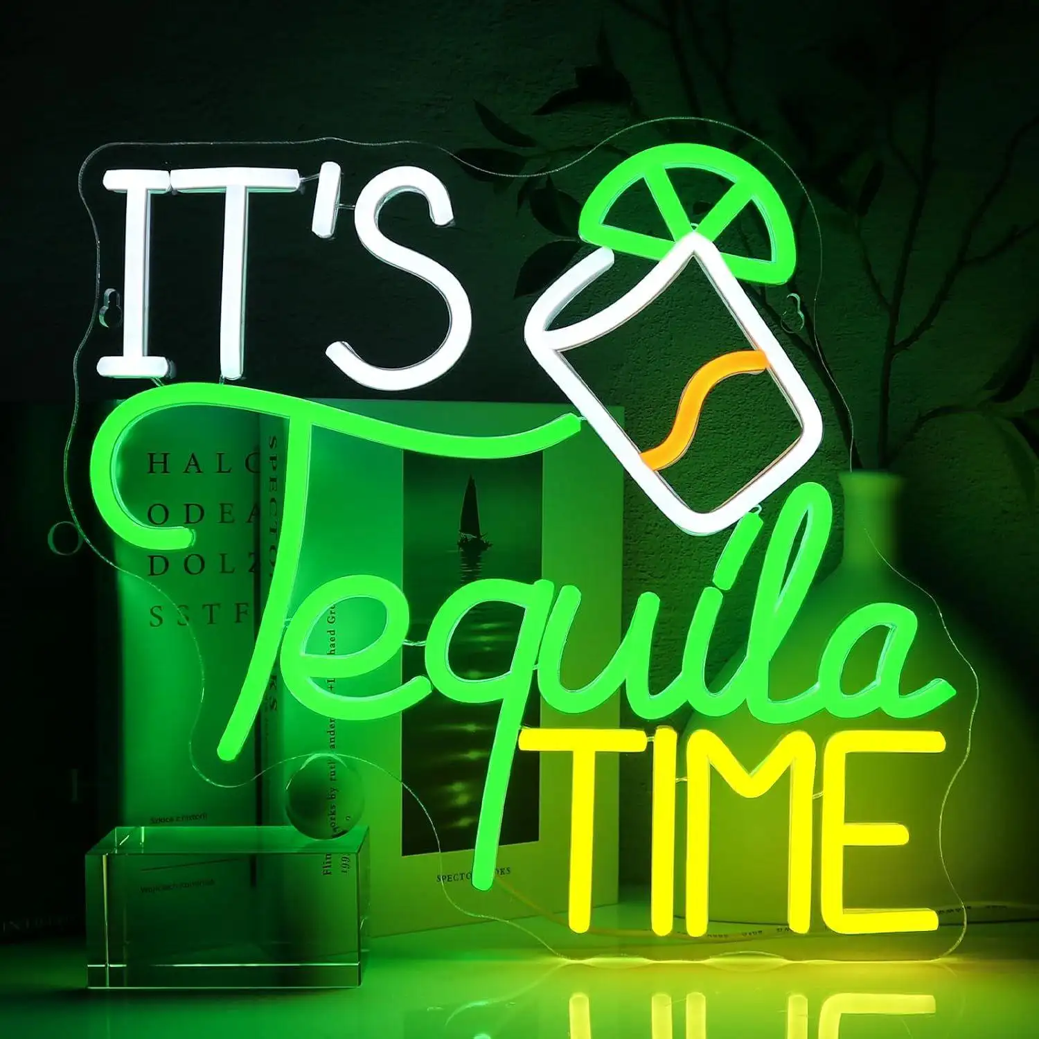 Tequila LED Neon Wall Decor for Bar Party Club
