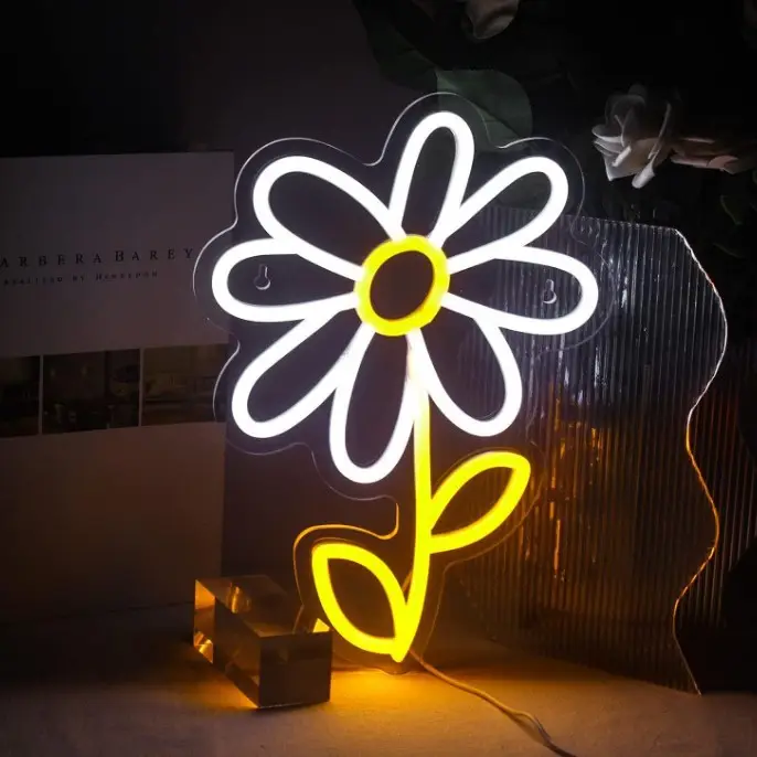 Little Daisy Neon Sign Chirdren's Room Decor Birthday Gift