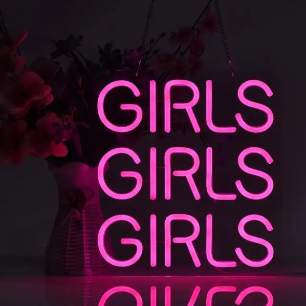 Girls Neon Signs Girls' Room Decor Gifts for Her Beauty Salon Signs