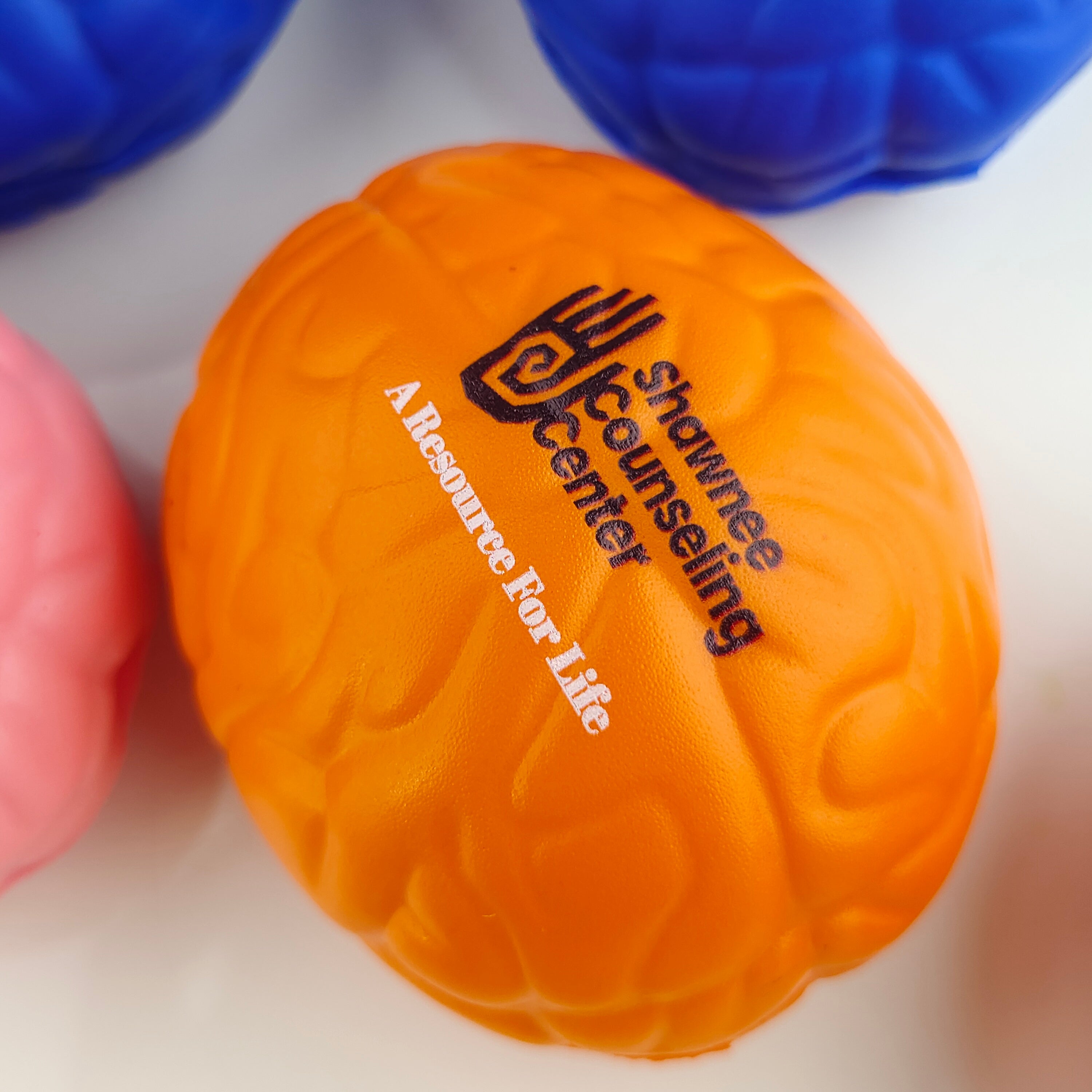 Custom Brain Pressure Release Ball with Business Logo