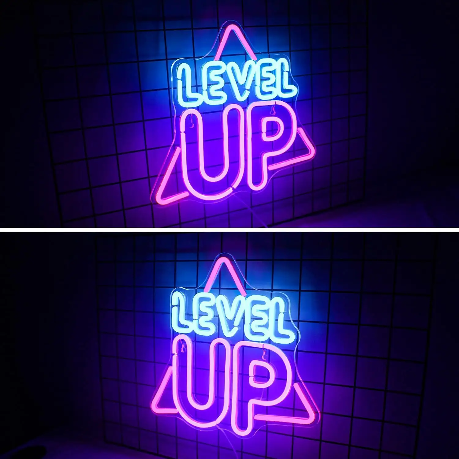 Level Up LED Neon Game Room Decor