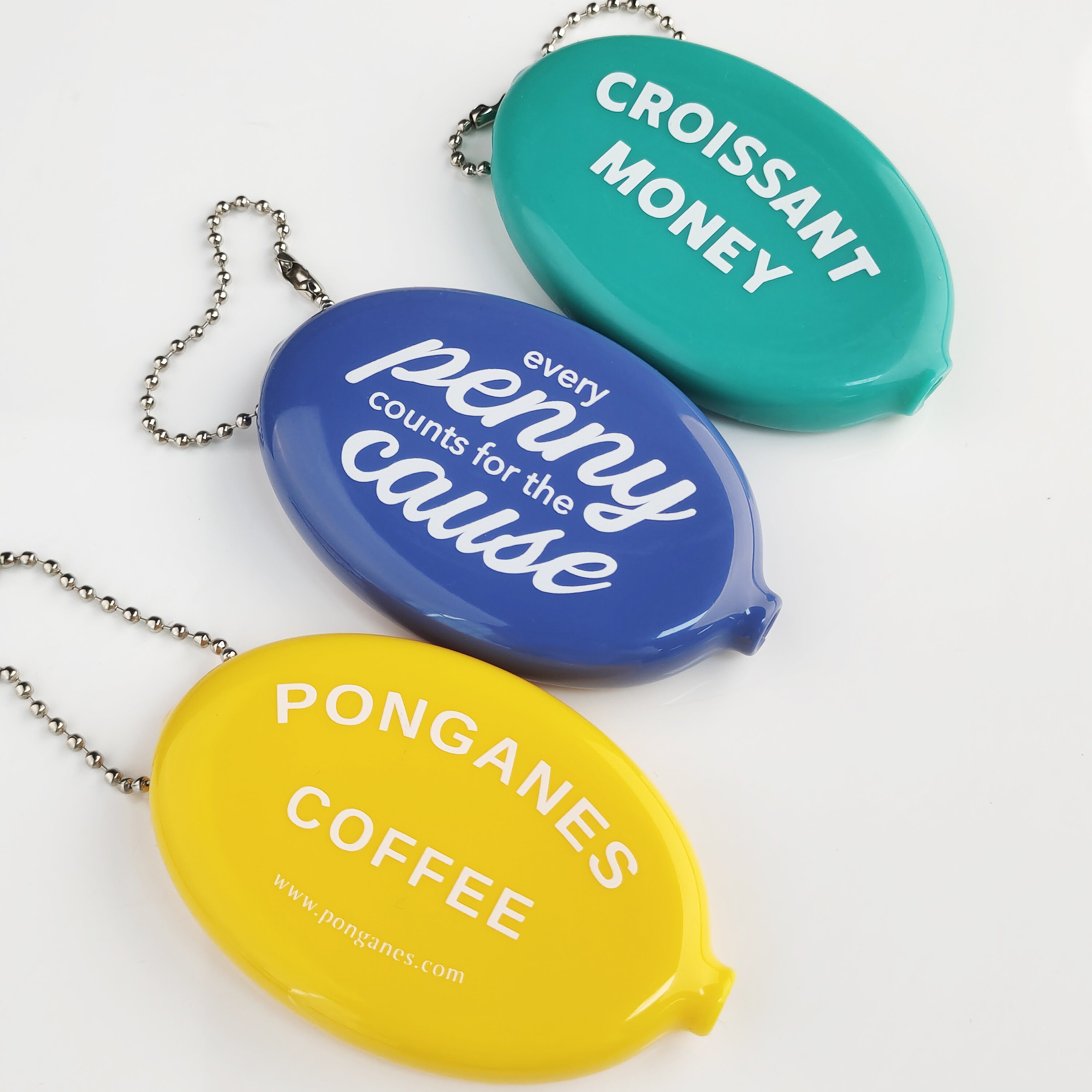 Custom PVC Coin Purse Keychain with Business Logo