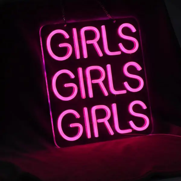 Girls Neon Signs Girls' Room Decor Gifts for Her Beauty Salon Signs