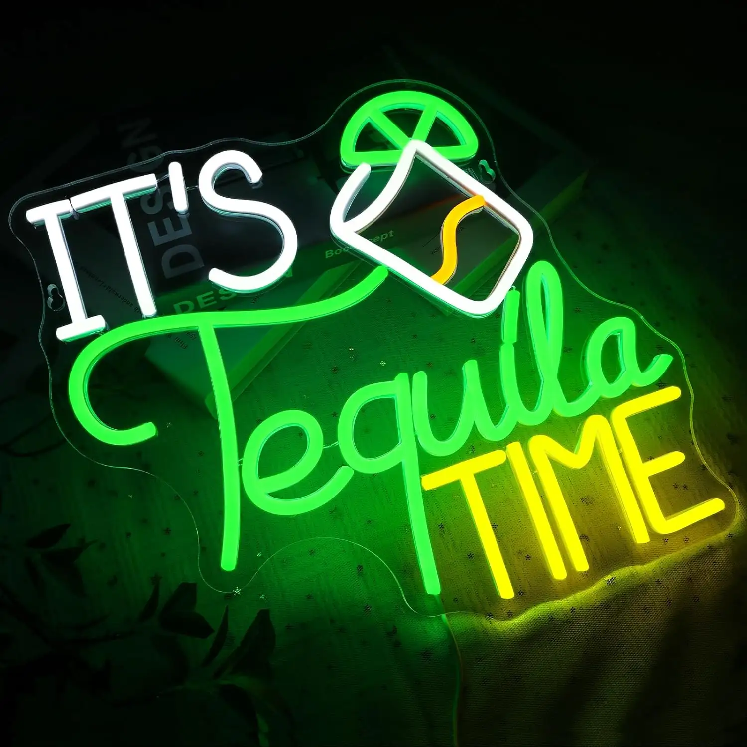 Tequila LED Neon Wall Decor for Bar Party Club