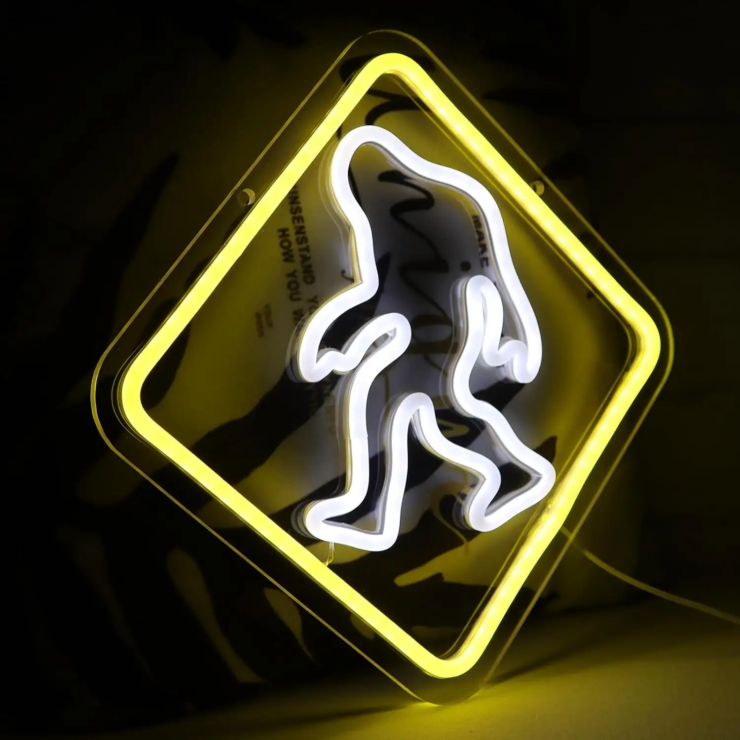 Big Foot Gorilla LED Neon | Wall Decoration Children's Room | Gift for Friends
