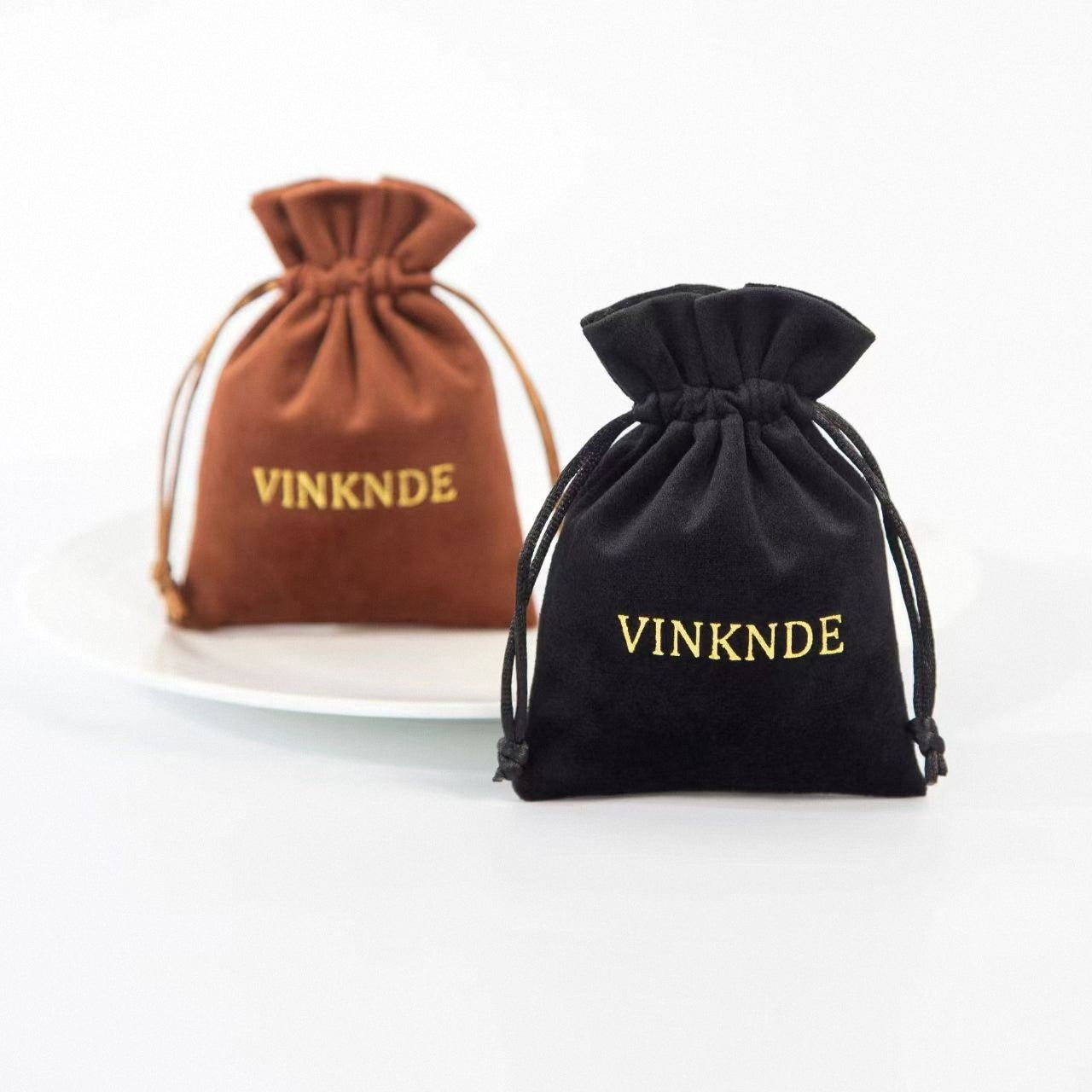 Custom Velvet Jewelry Pouch Drawstring Storage Bag