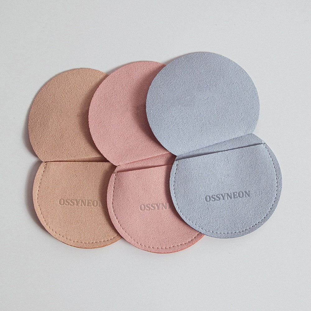 Round Microfiber Jewelry Soft Pouch for Earrings, Rings, Bracelets