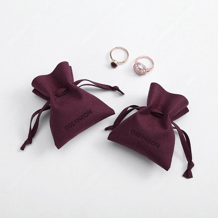 Custom Drawstring Jewelry Earring Bags