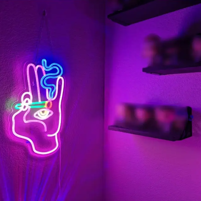 Cigarette Neon Signs Funny Sign Decors Signs for Bar