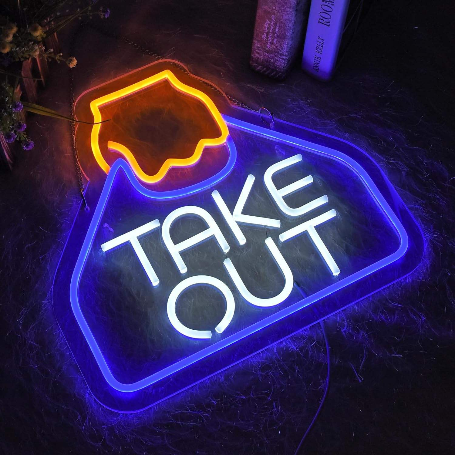Take Out Commercial Neon Sign for Resturant