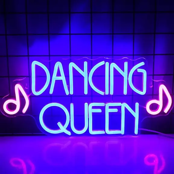 Dancing Queen Neon Signs Music Party Decor Awards Bar Decor