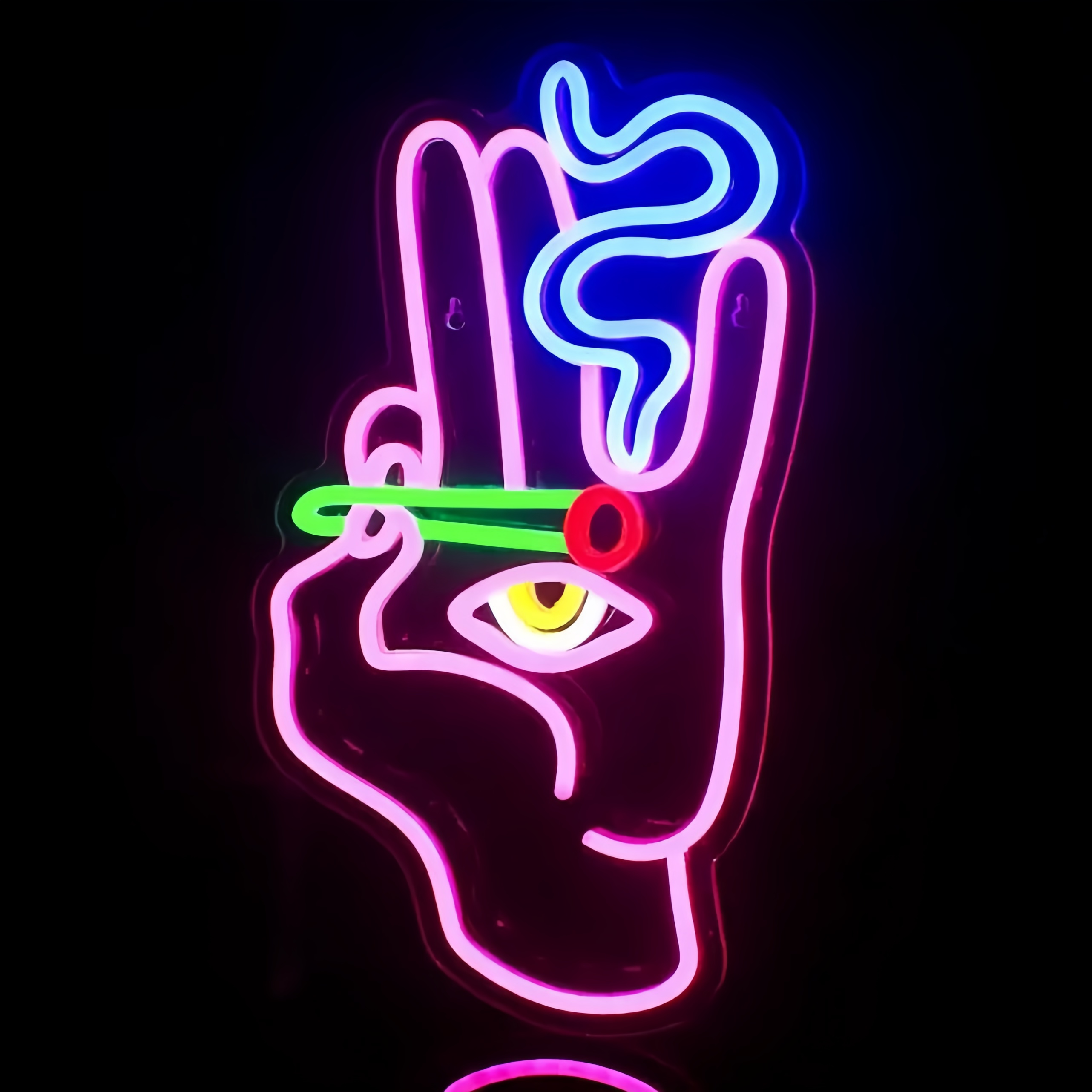 Cigarette Neon Signs Funny Sign Decors Signs for Bar
