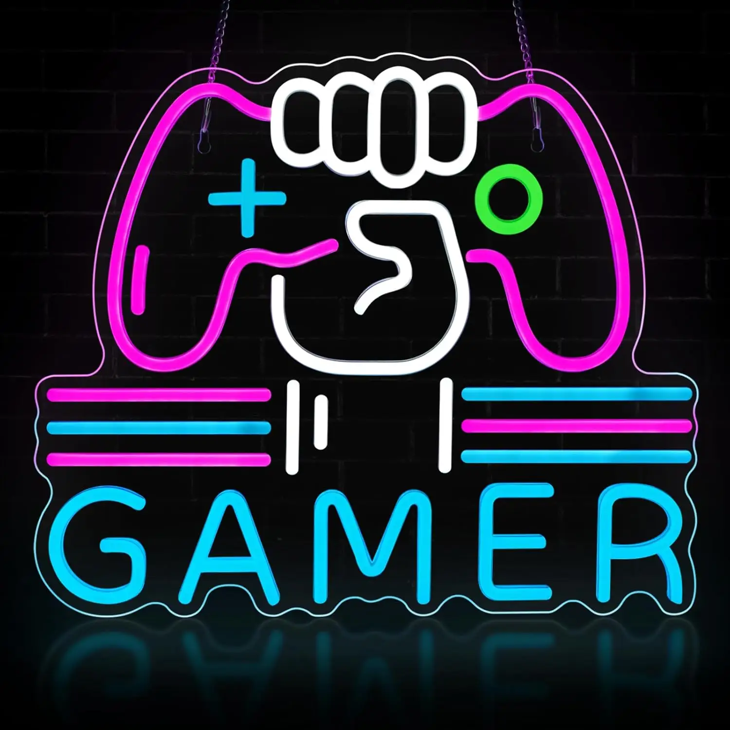 Game LED Light Decor Signs for Game Room Internet Bar Decor