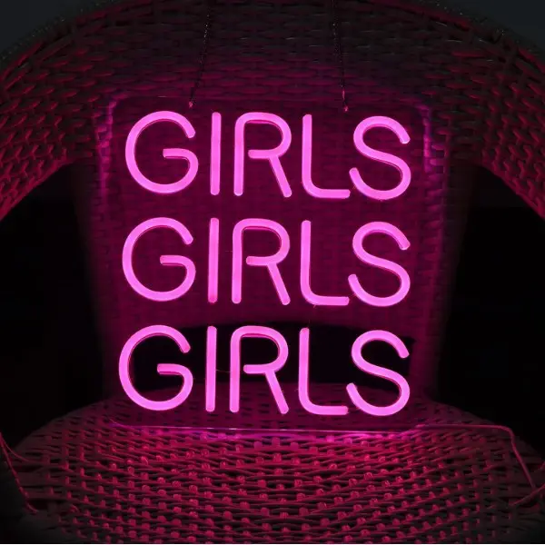 Girls Neon Signs Girls' Room Decor Gifts for Her Beauty Salon Signs