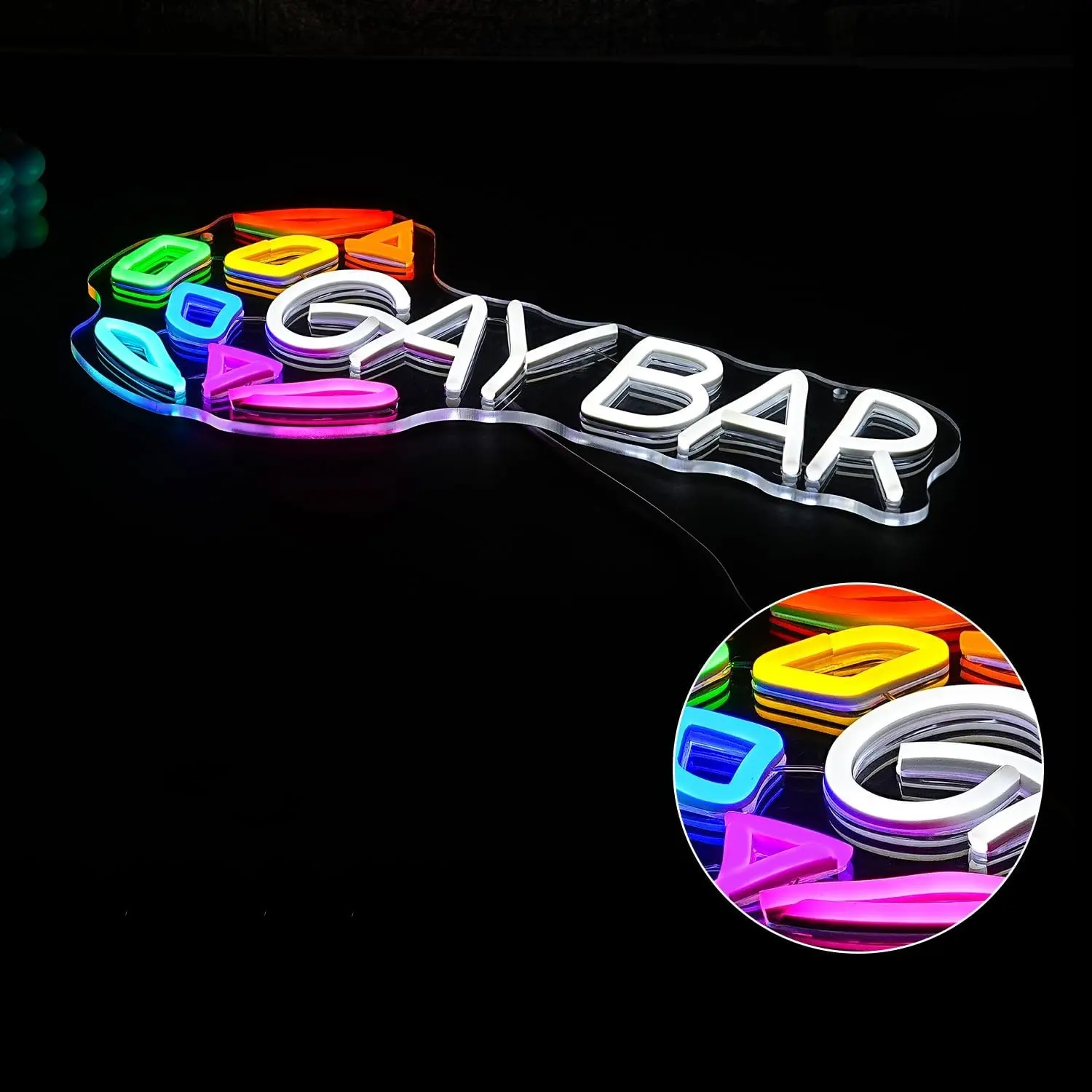 Gay Bar LED Neon Wall Decor for Bar