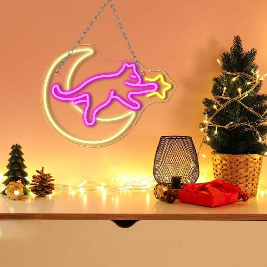 Moon Cat Neon