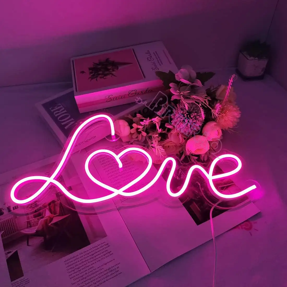 Love Neon Signs Wedding Gifts Romantic LED Neon Light