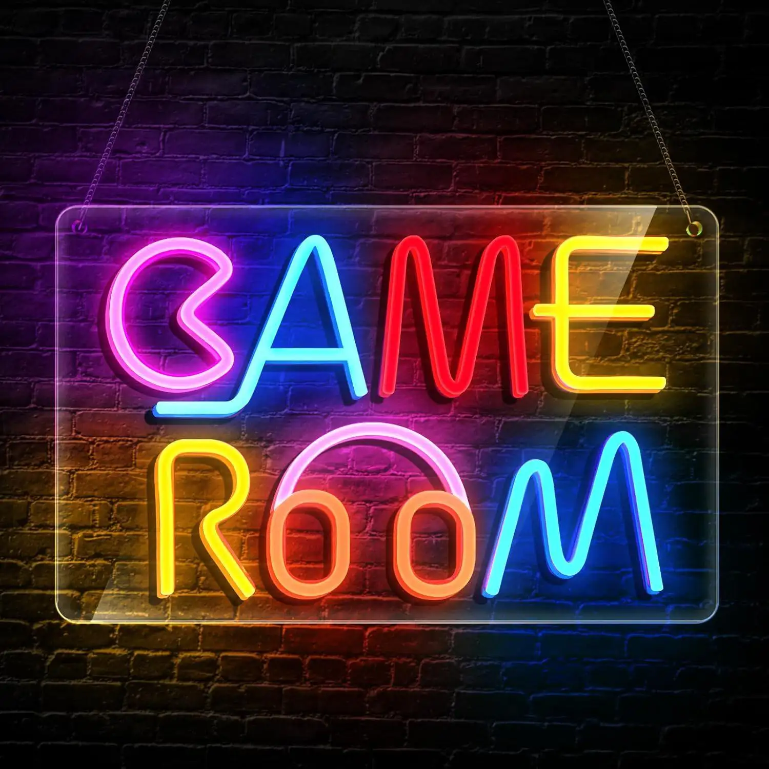 Game Room Neon Sign Bedroom Gaming Party Decor Home Wall Decor For Game Lovers