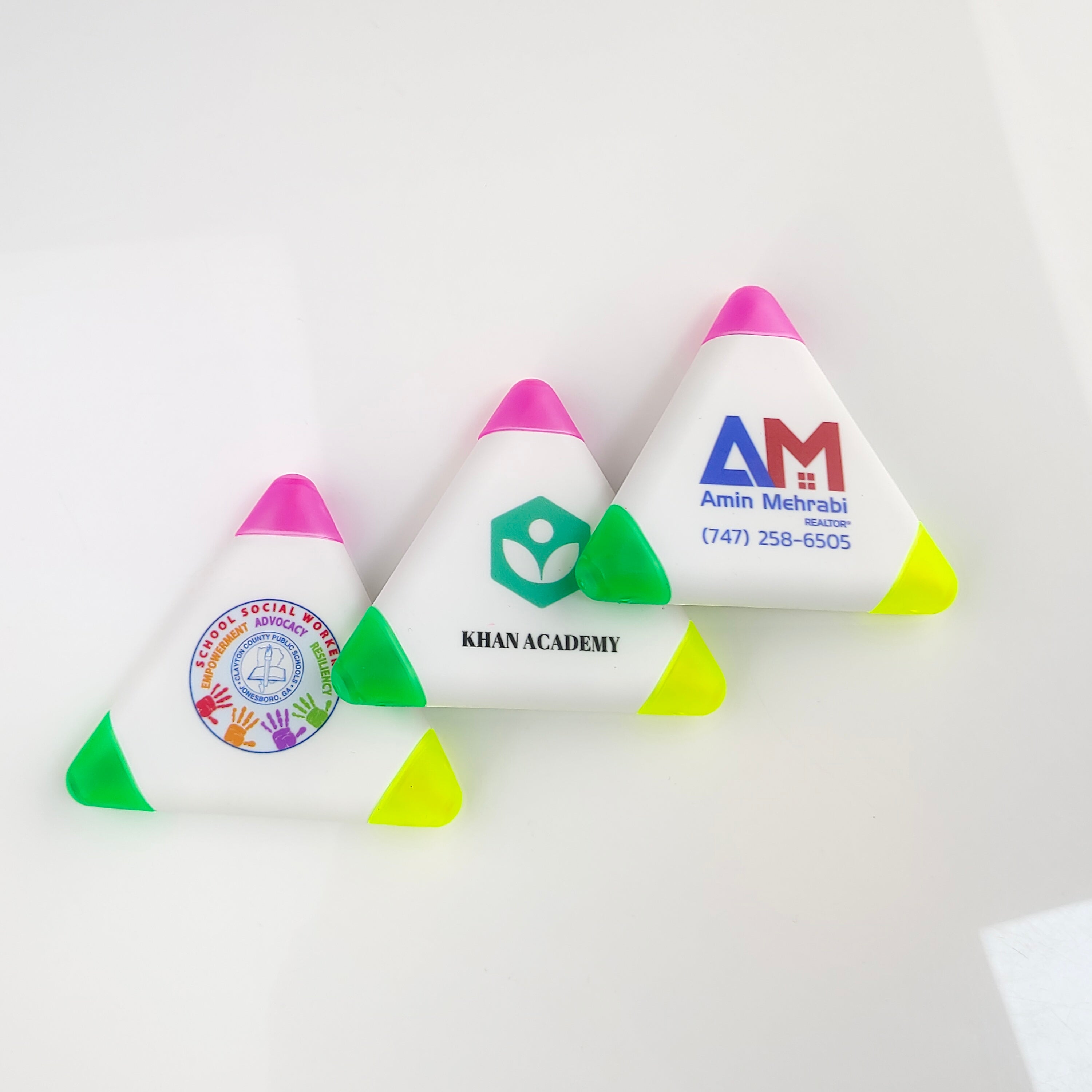 Custom Logo Highlighter Pen for School, Event and Office