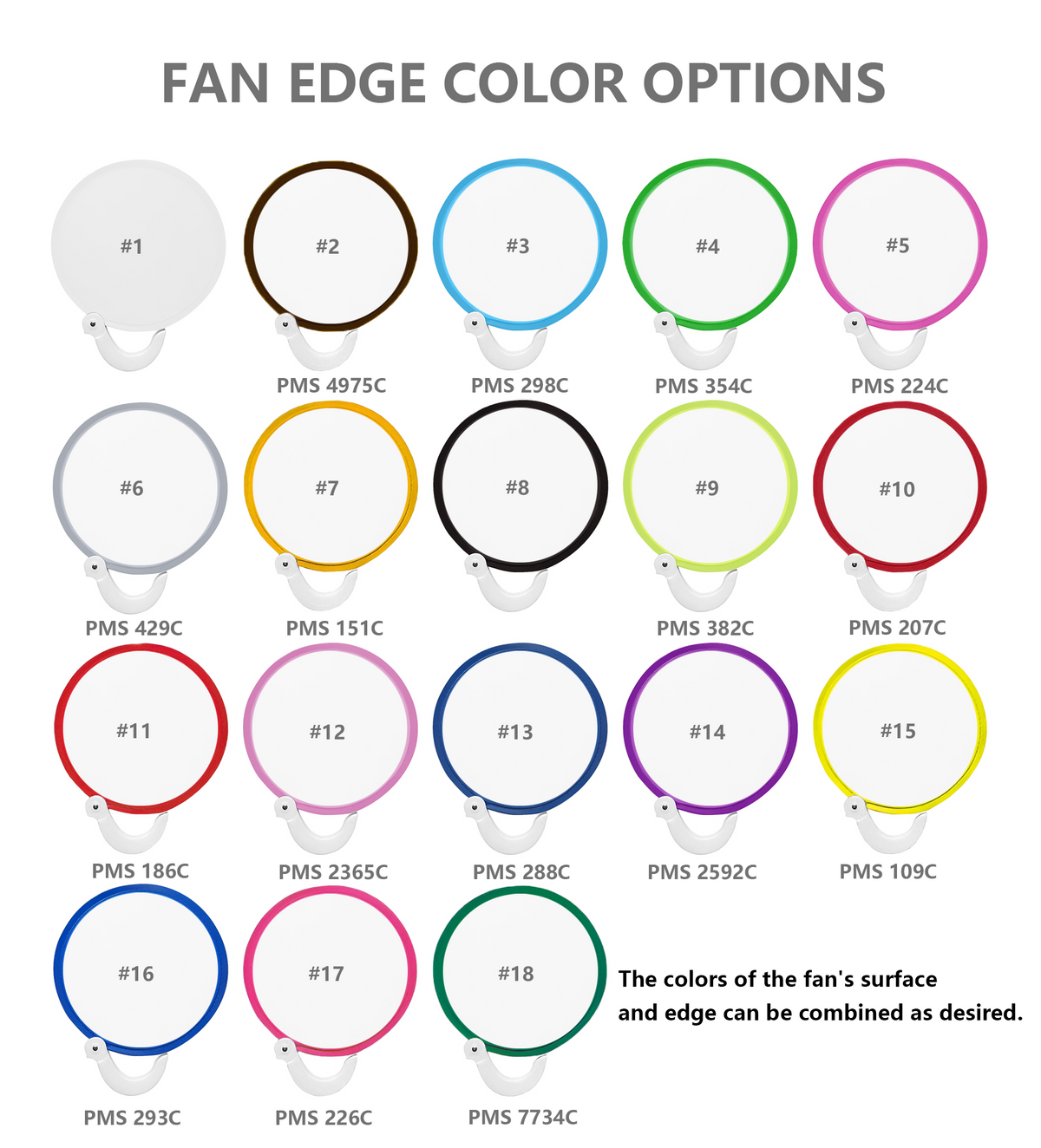 100pcs Custom Foldable Fans Flying Disc with Logo for Outdoor Events & Promotion