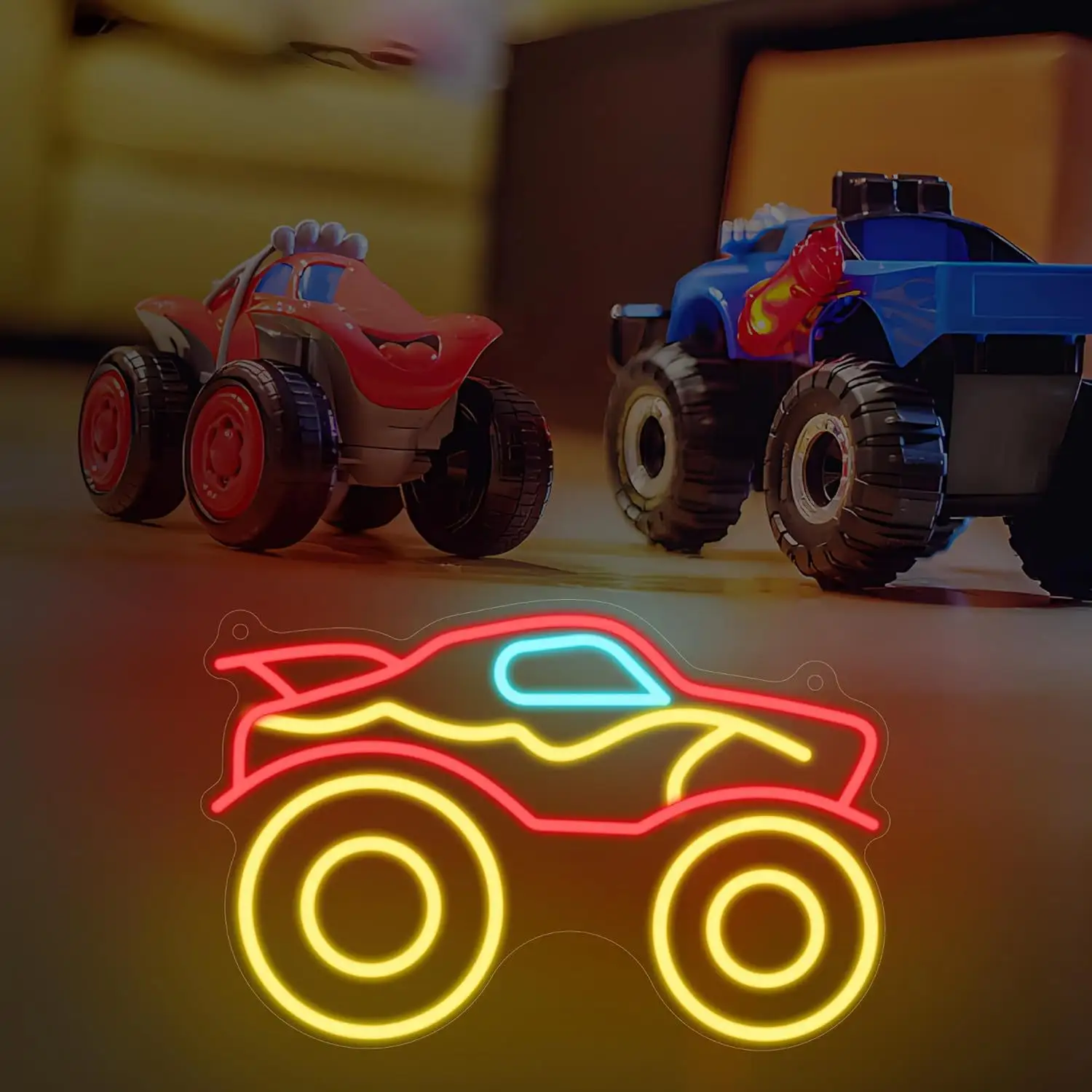 Truck LED Neon | Kid's Room Neon | Neon Decor for Men's Garage